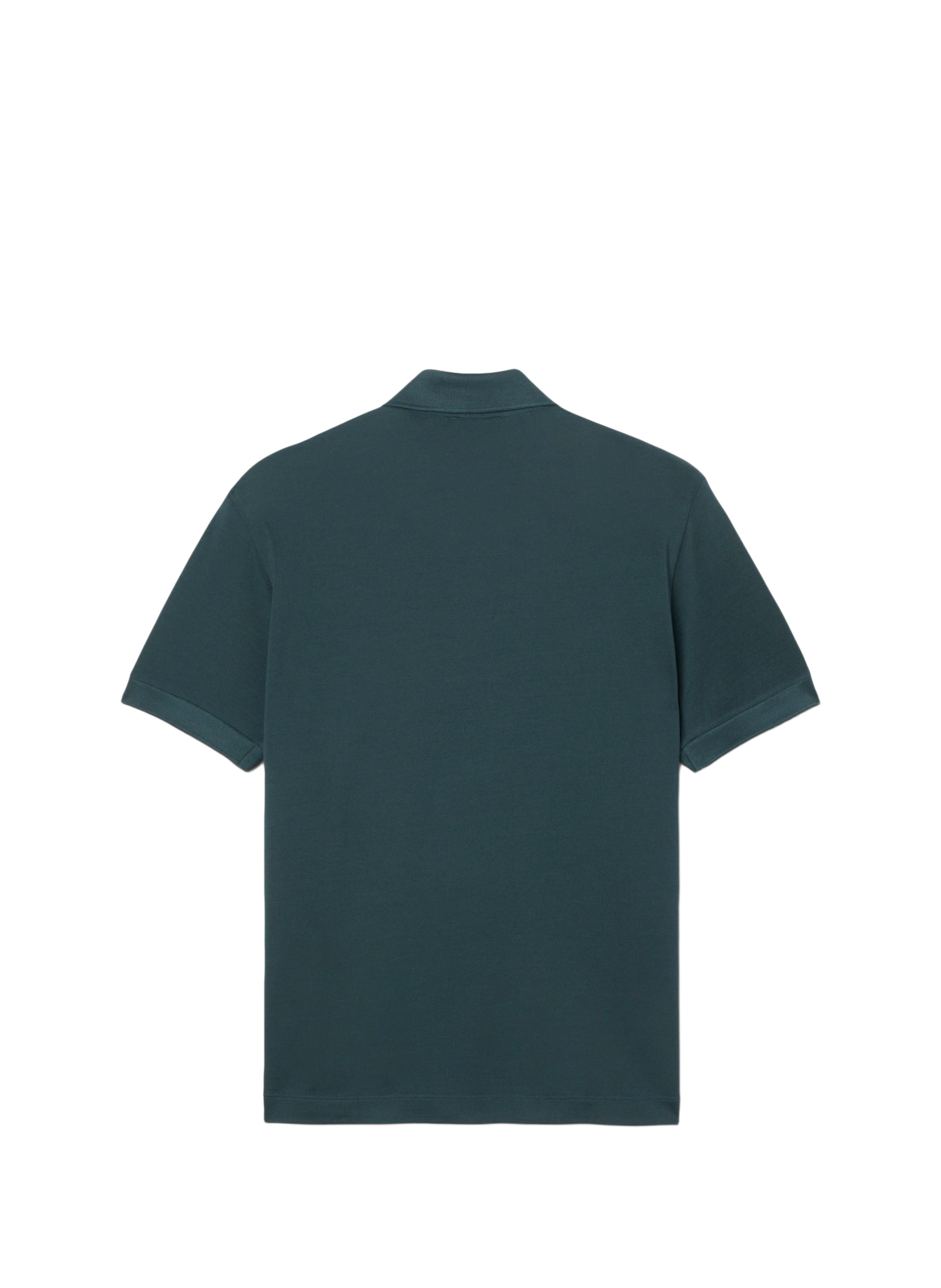 Polo manches courtes à logo en soie LACOSTE Bleu