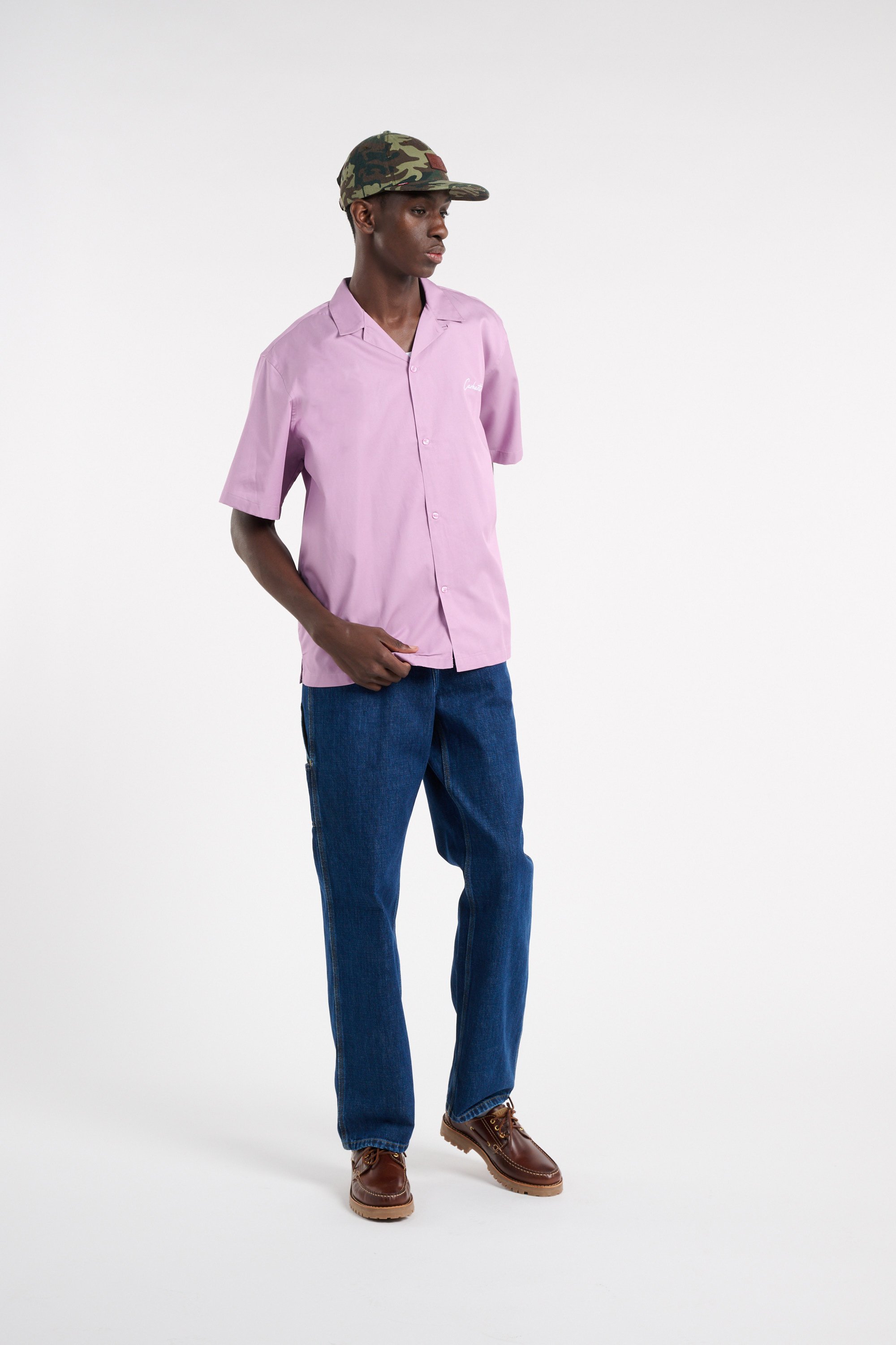 Chemise s/s delray shirt CARHARTT WIP Rose
