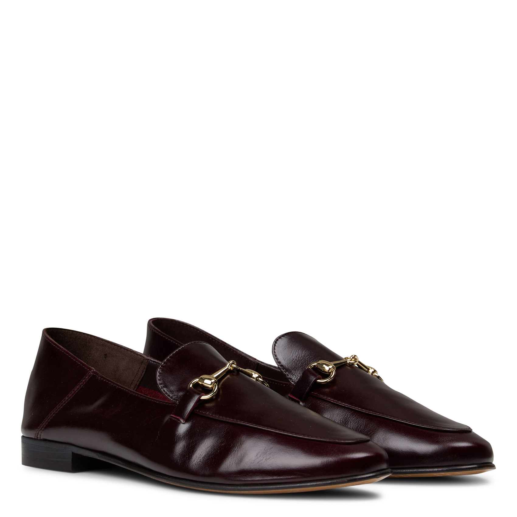 Mocassins à mors en cuir jill BOBBIES Paars