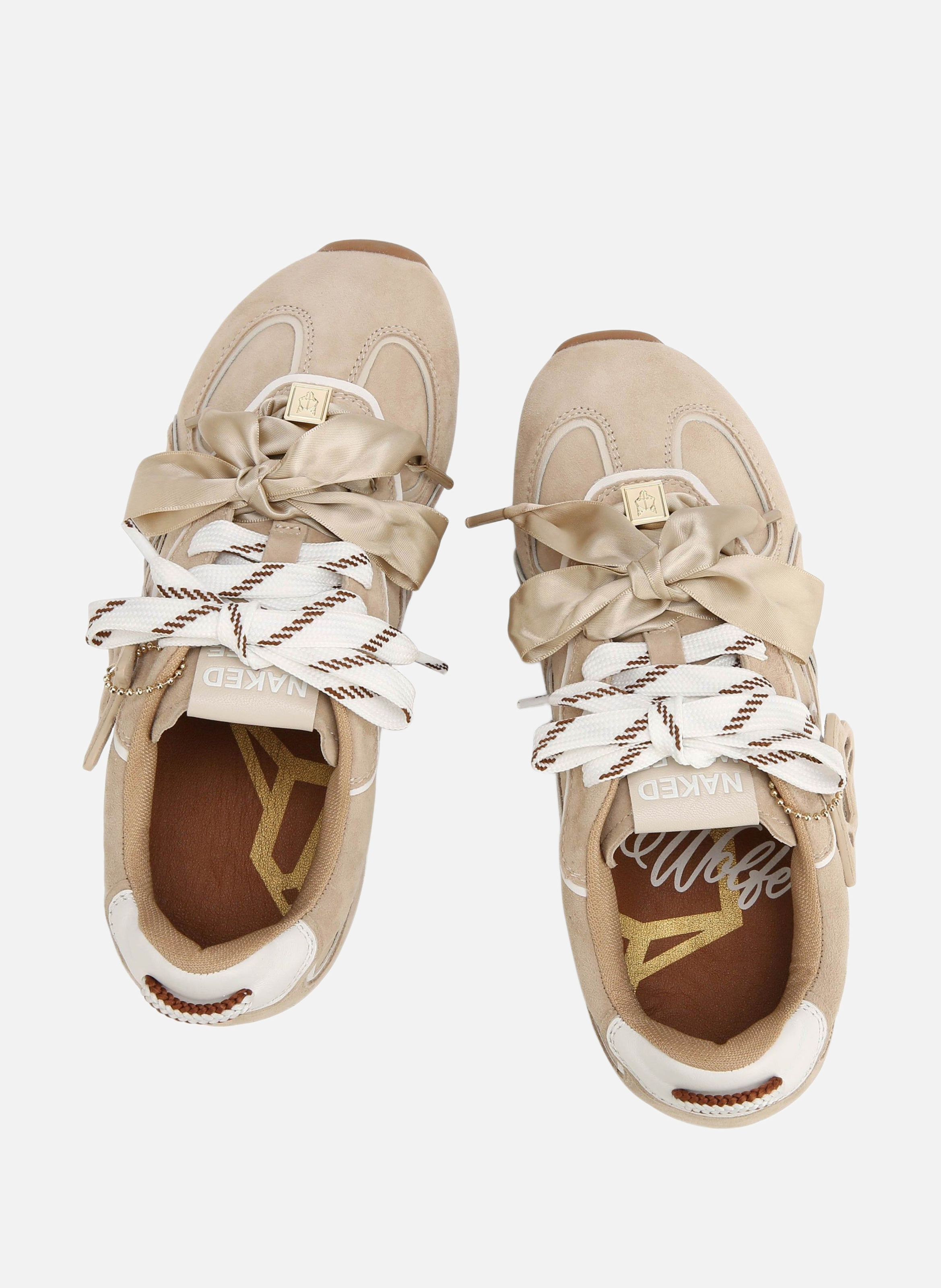 Geliefde sneakers | Beige NAKED WOLFE Dames