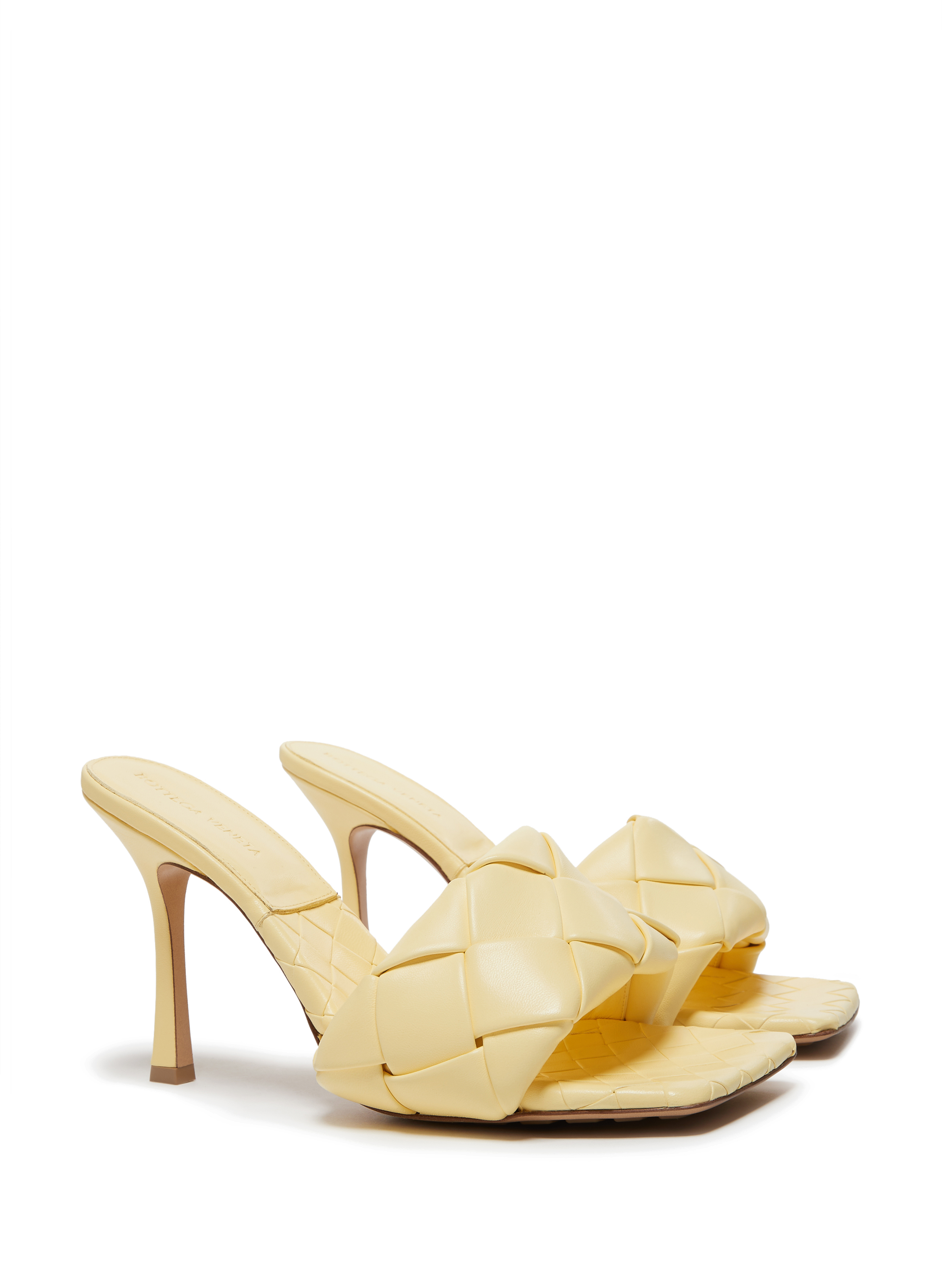 Mules BV Lido en cuir  BOTTEGA VENETA Jaune