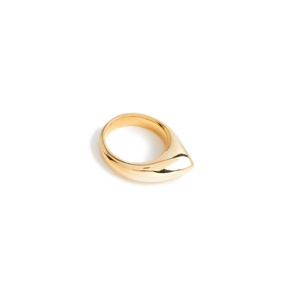 Ariana Boussard-reifel Ring With Tip In Gold