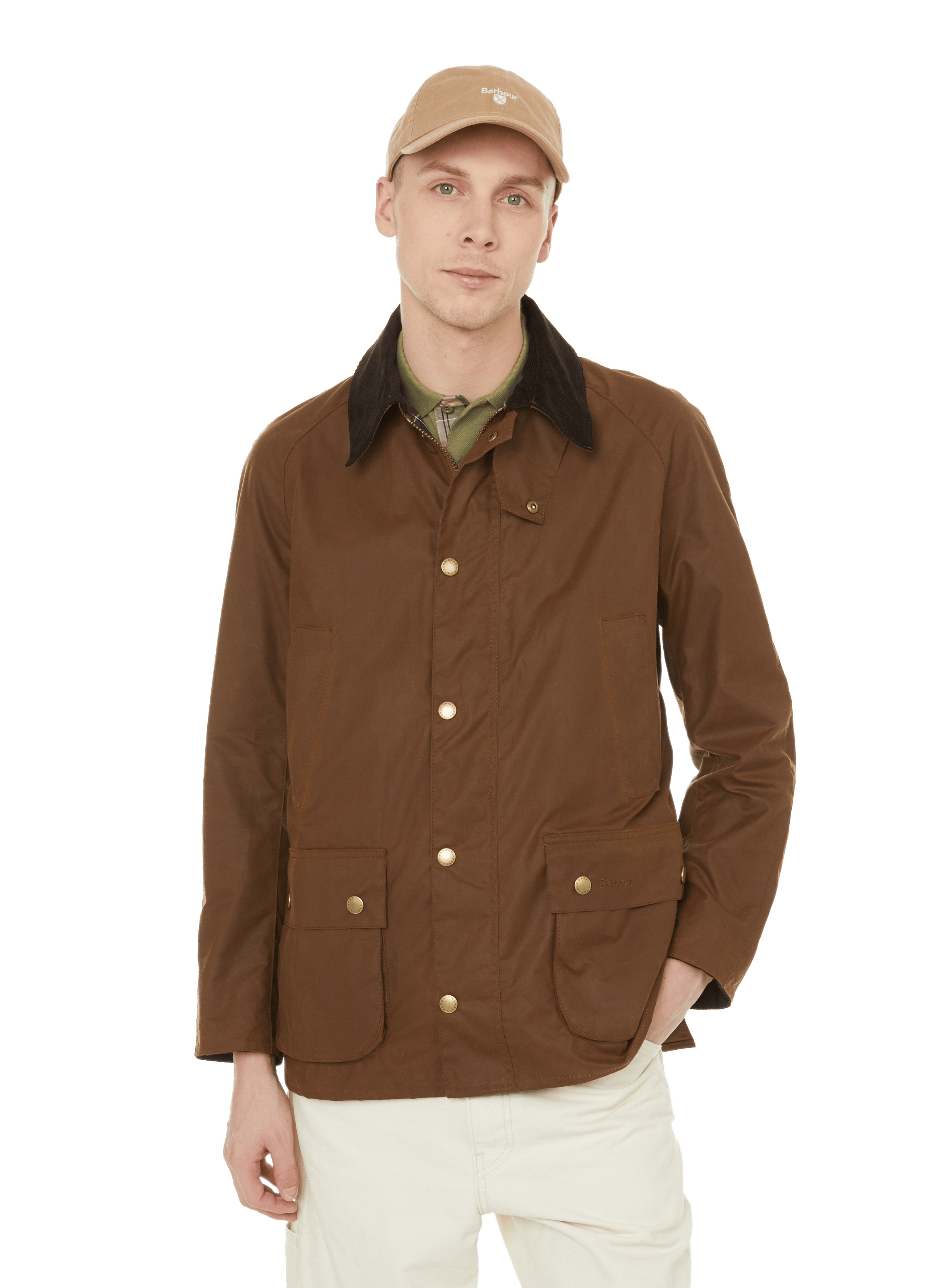 Casquette en coton  BARBOUR Beige