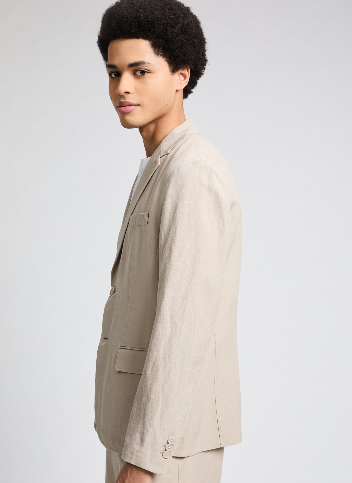 Blazer en lin ARMANI EXCHANGE Beige