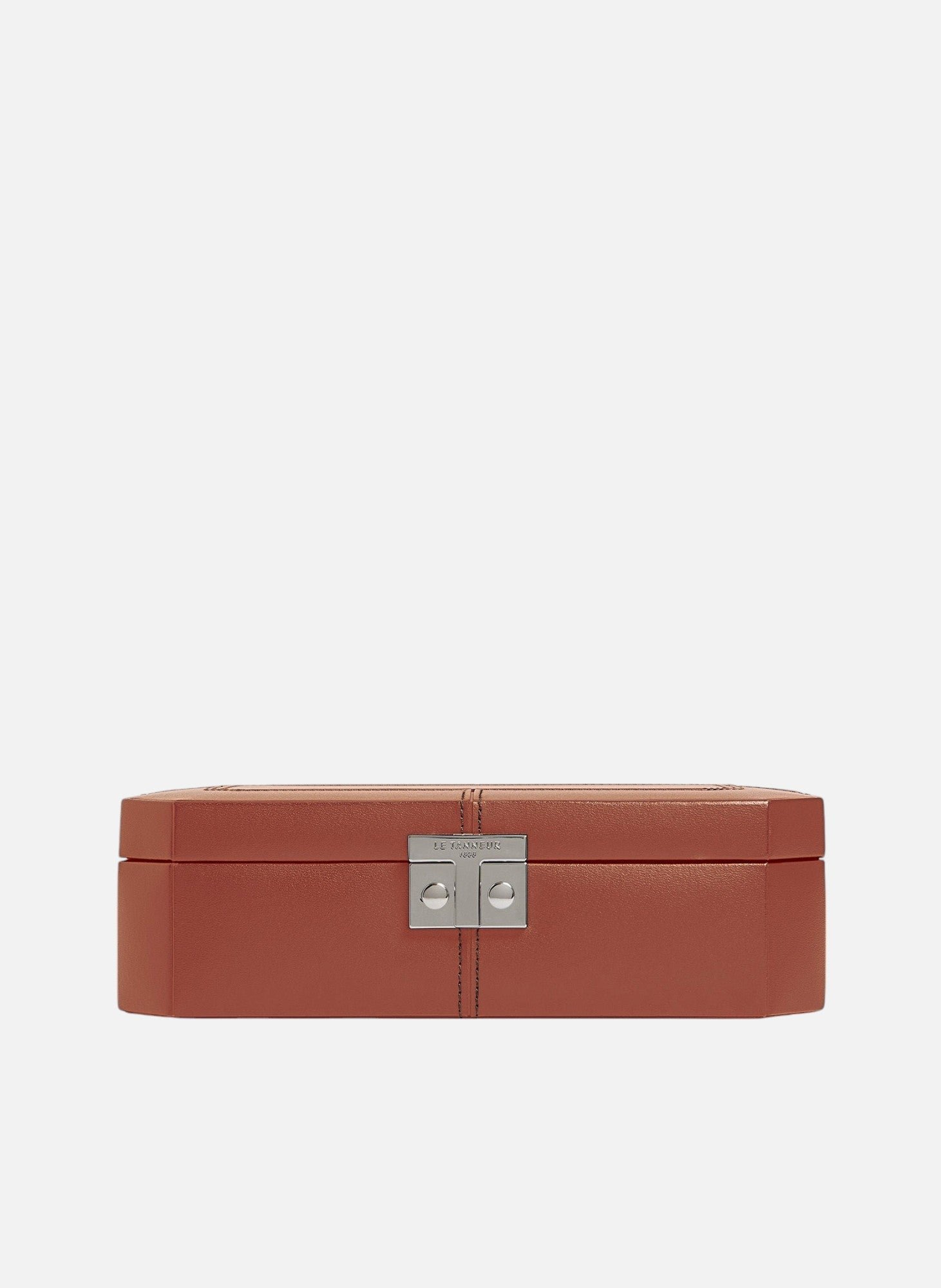 Coffret 8 montres fermoir t en cuir LE TANNEUR Marron