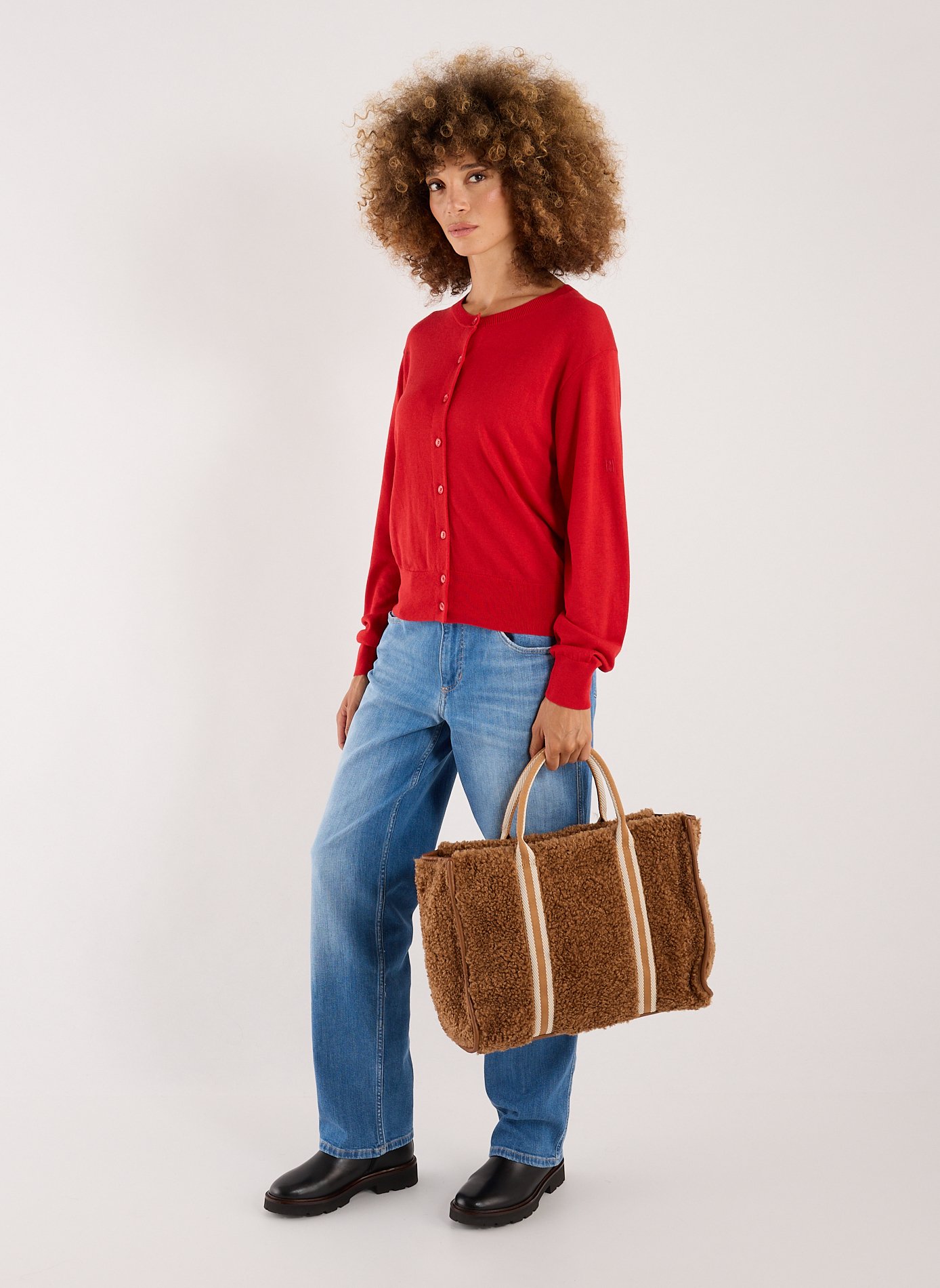 Sac cabas Delicia AU PRINTEMPS PARIS Marron