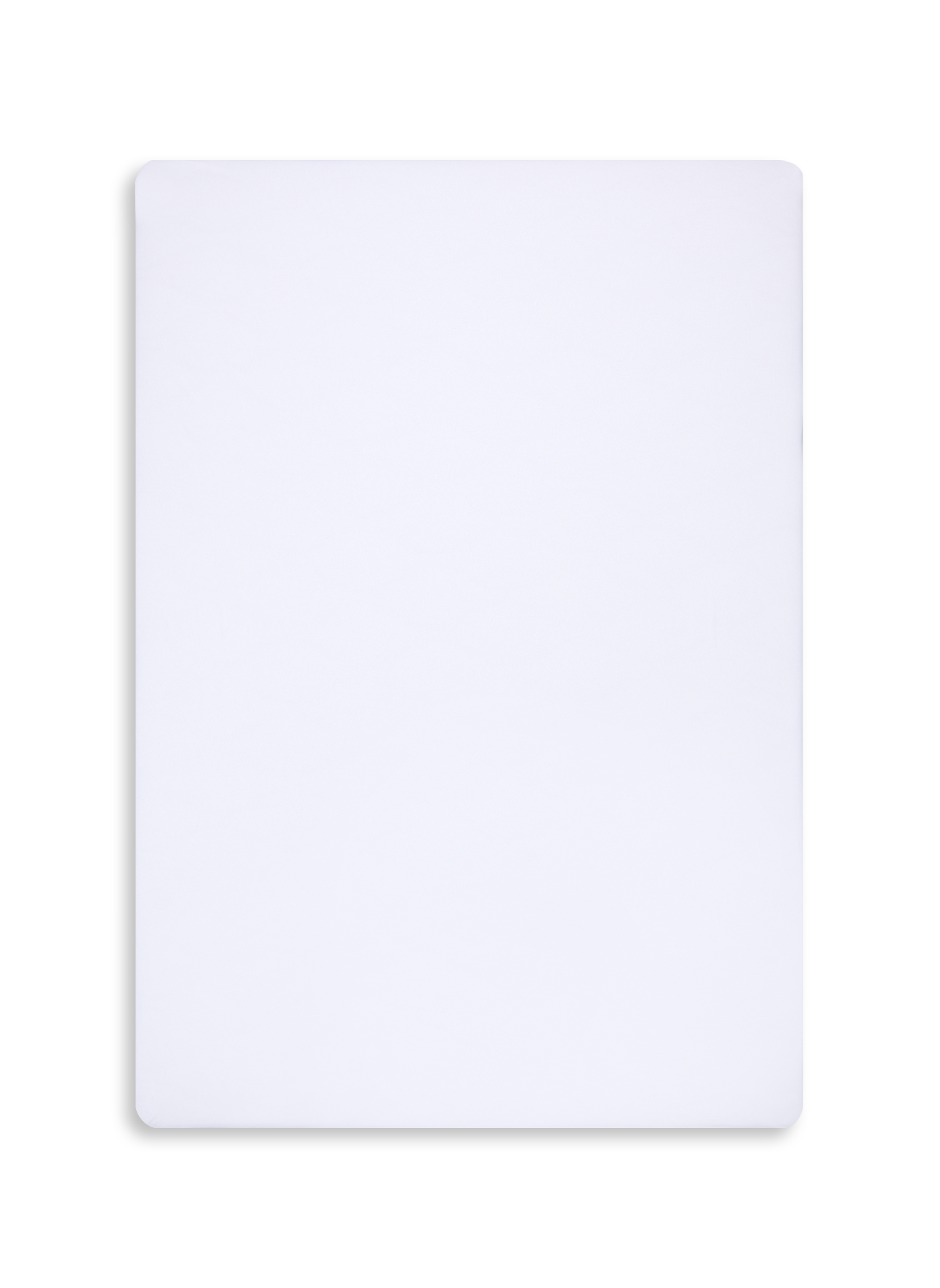 AU PRINTEMPS PARIS Drap housse en percale de coton Blanc