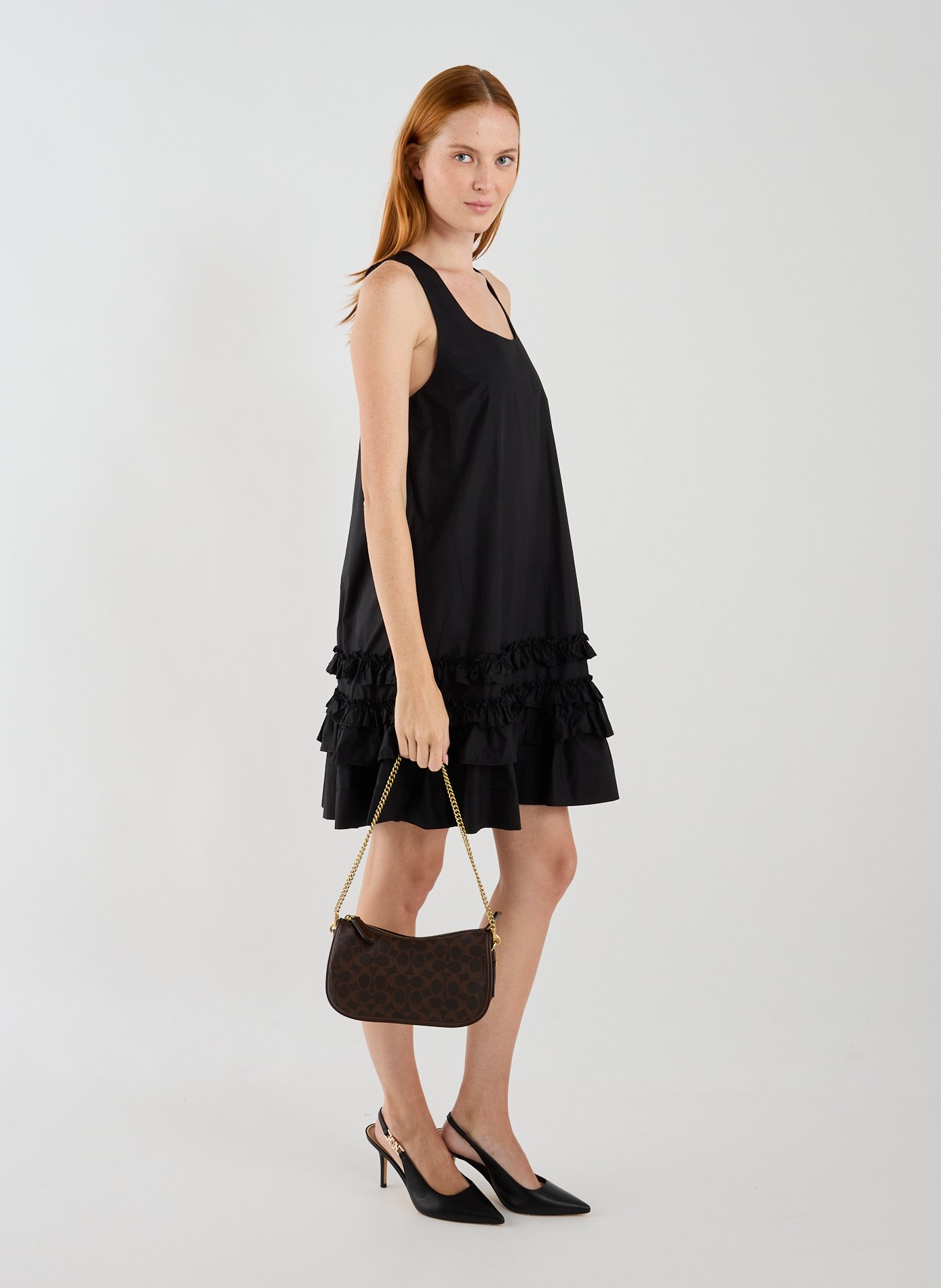 Sac Waverly en toile Exclusive COACH Marron