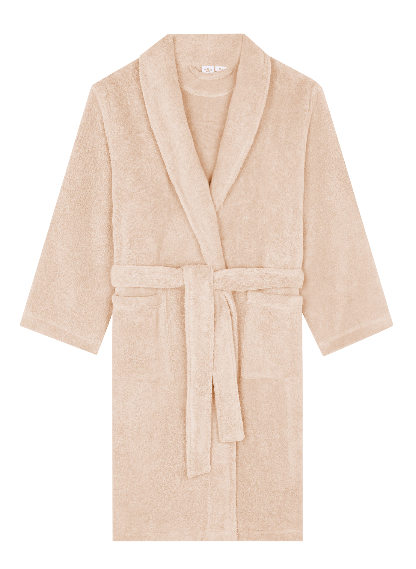 Baumwollbademantel AU PRINTEMPS PARIS Beige