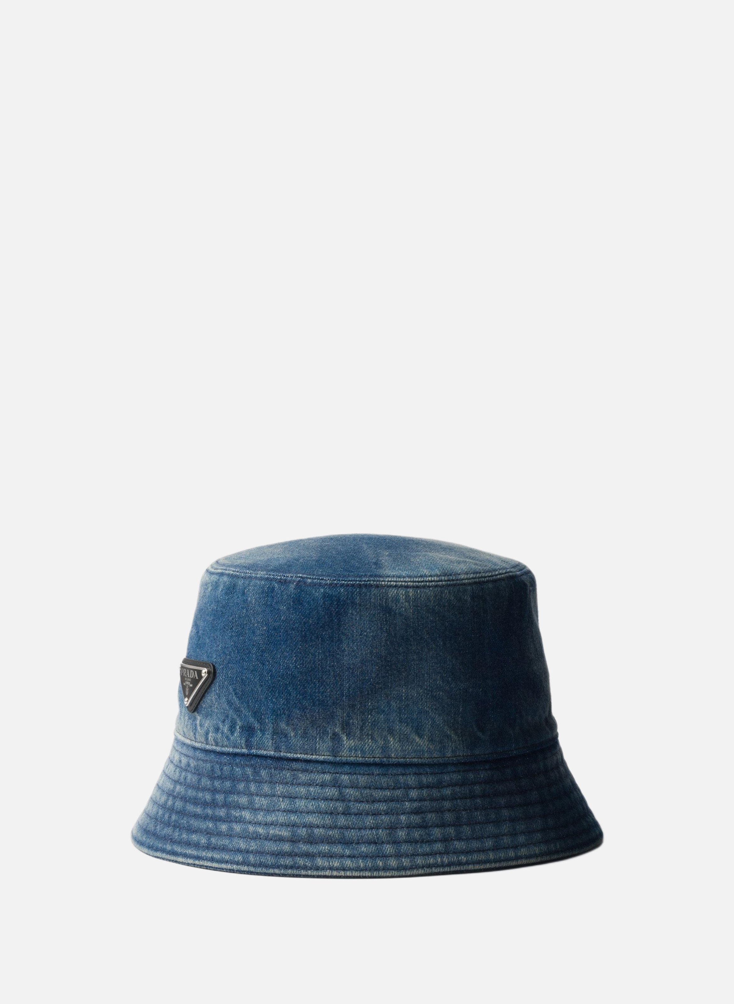 Bob en denim PRADA Bleu