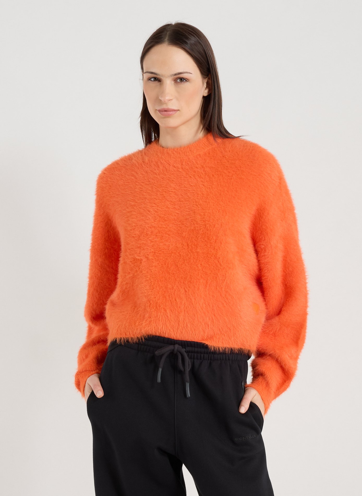 GERTRUDE ET GASTON Pull en laine Orange