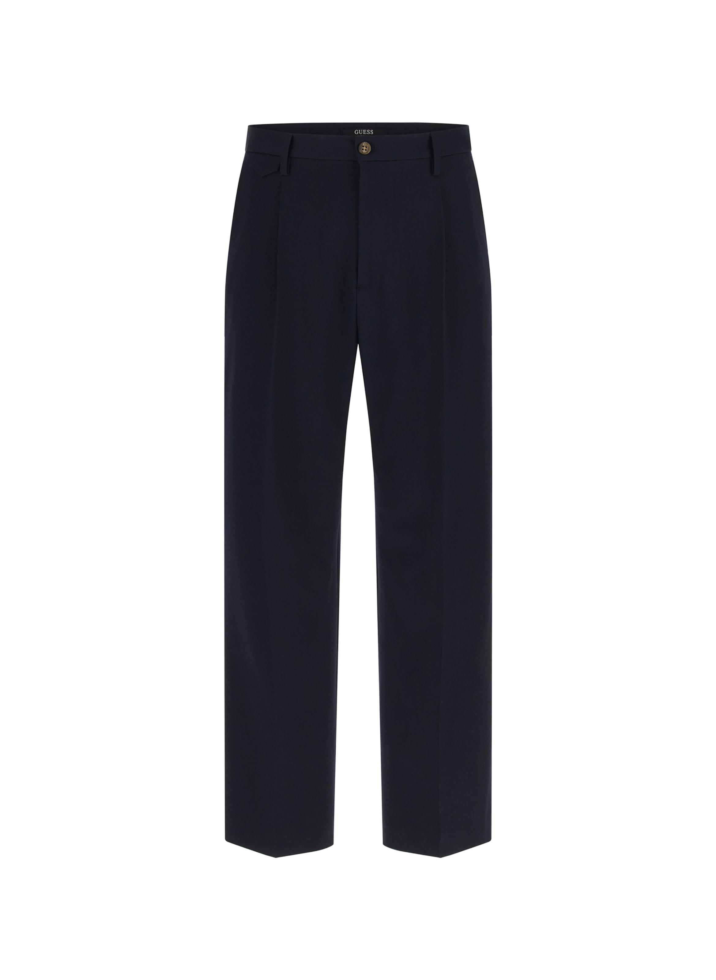Pantalon droit uni GUESS Bleu