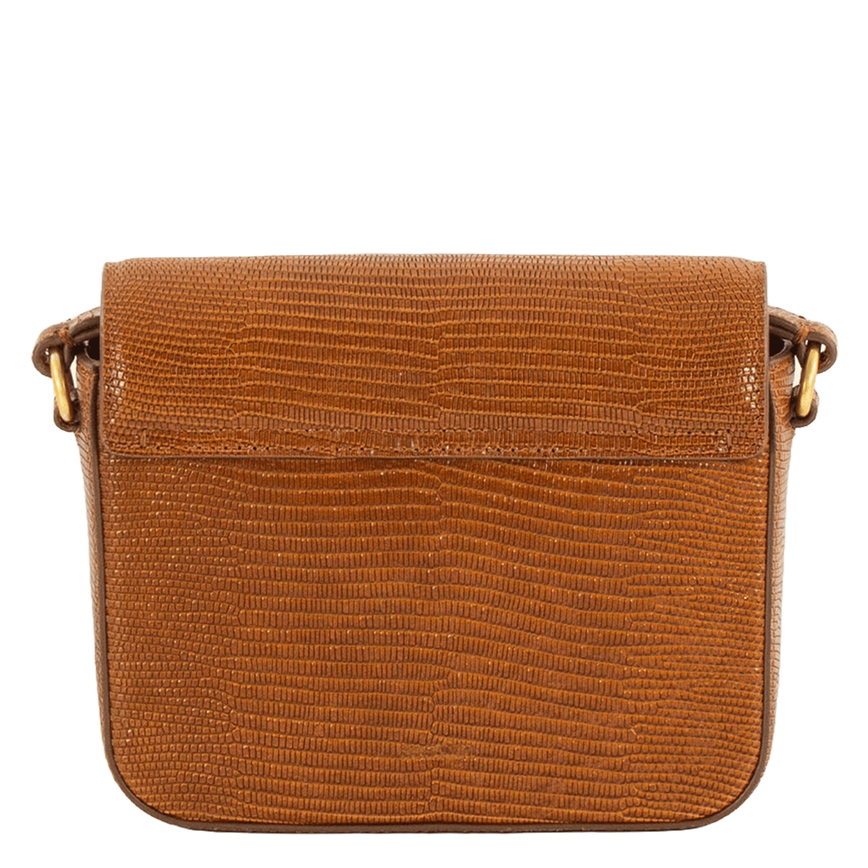 Sac bandoulière en cuir effet crocodile diviluz mimo e SESSUN Marron