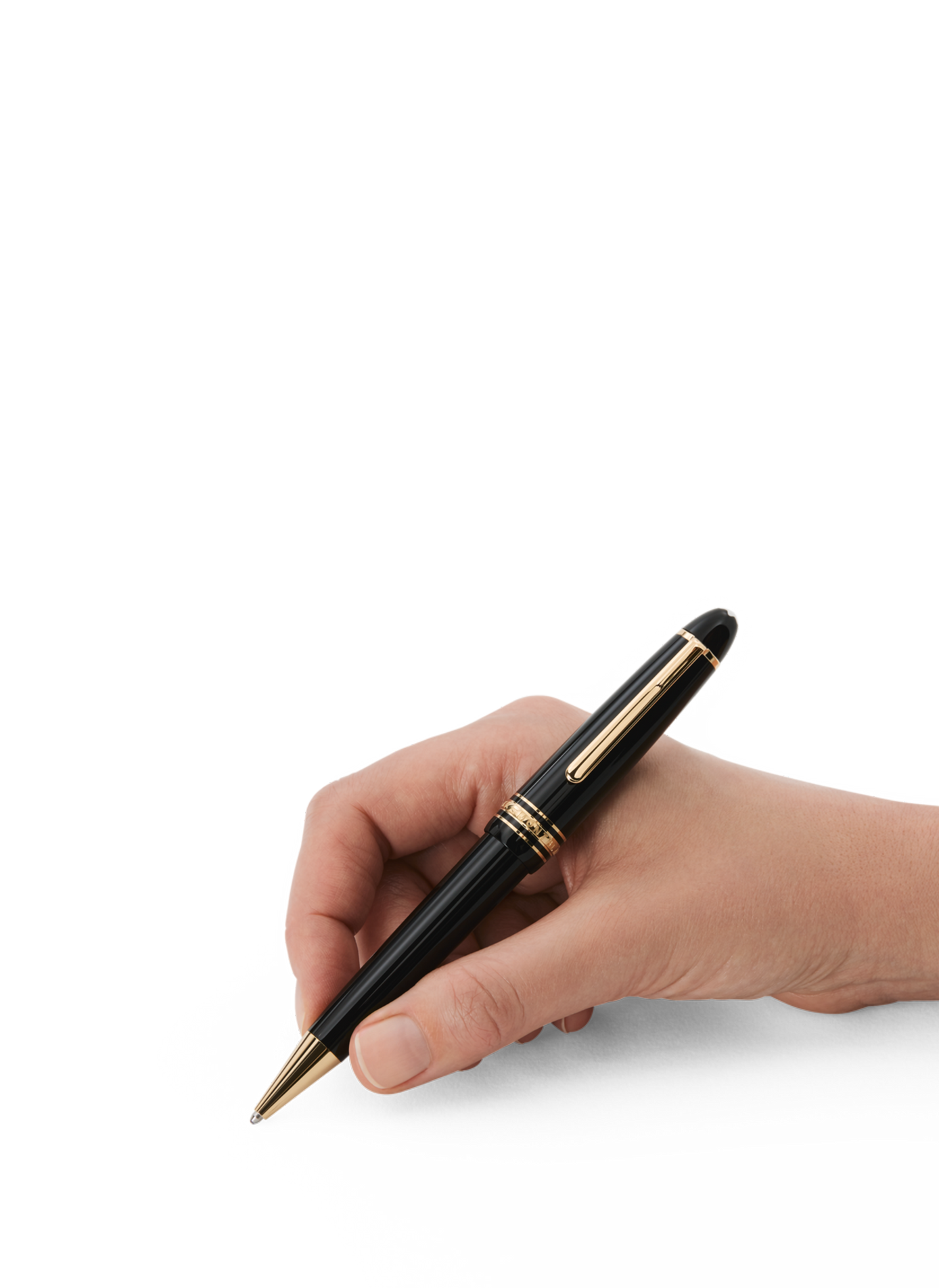 Resin ballpoint pen MONTBLANC Black