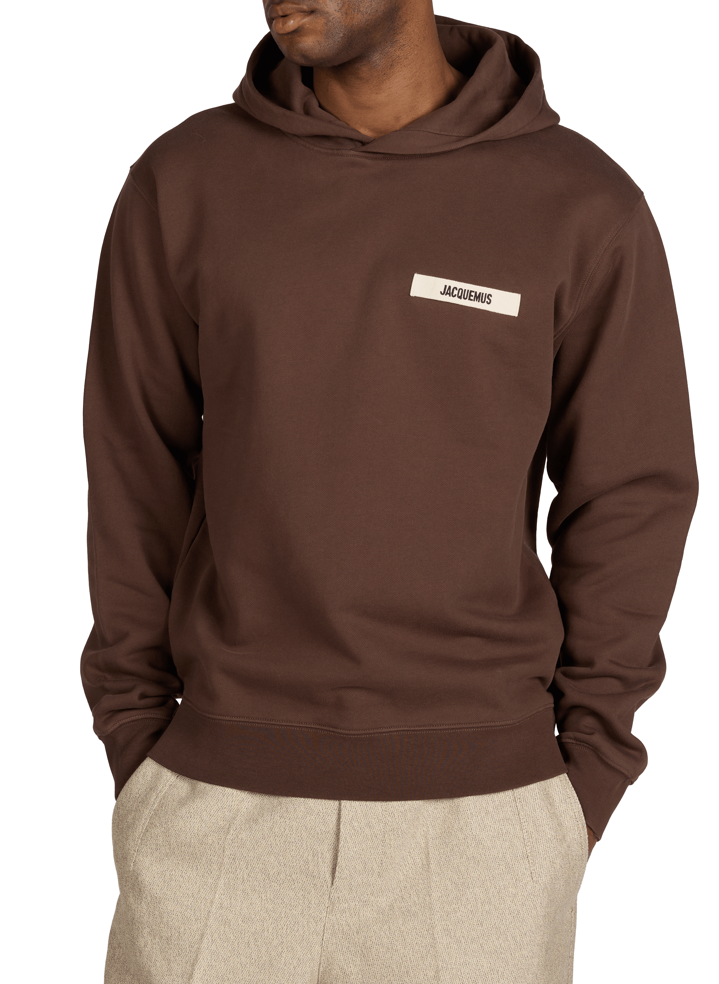 Loose-fit cotton sweatshirt JACQUEMUS Brown