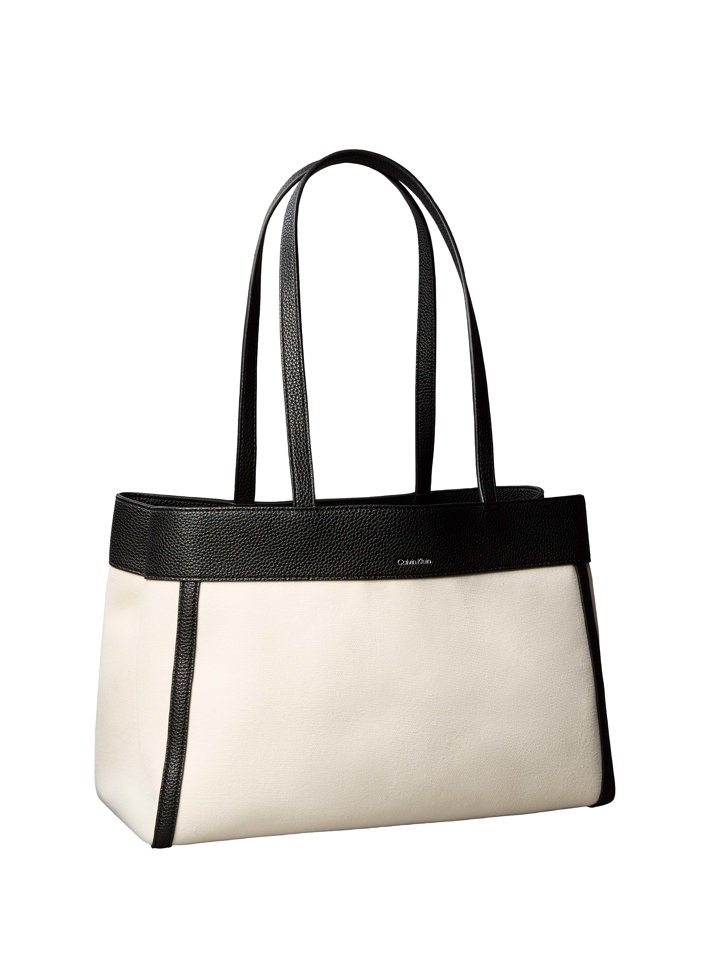 Sac cabas en toile de coton CALVIN KLEIN Blanc