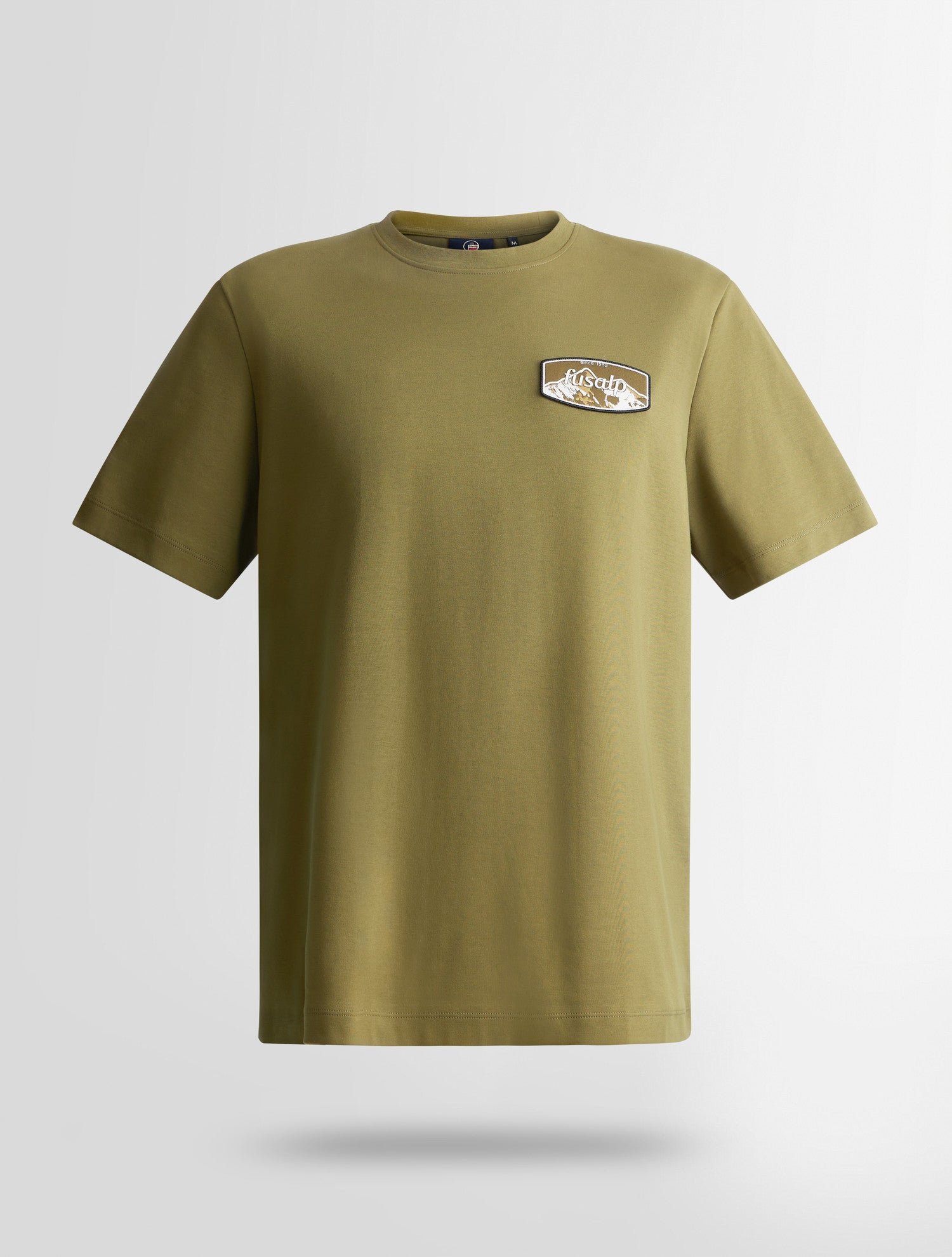 T-shirt tylo anim col rond coupe regular FUSALP Kaki