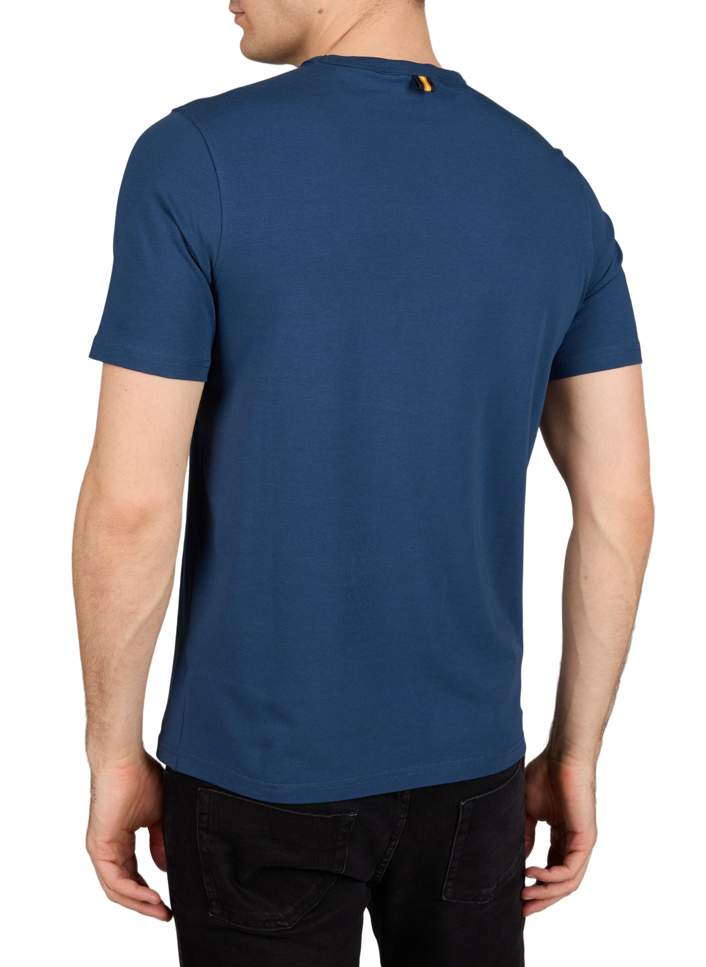 T-shirt en jersey de coton mélangé K-WAY Bleu
