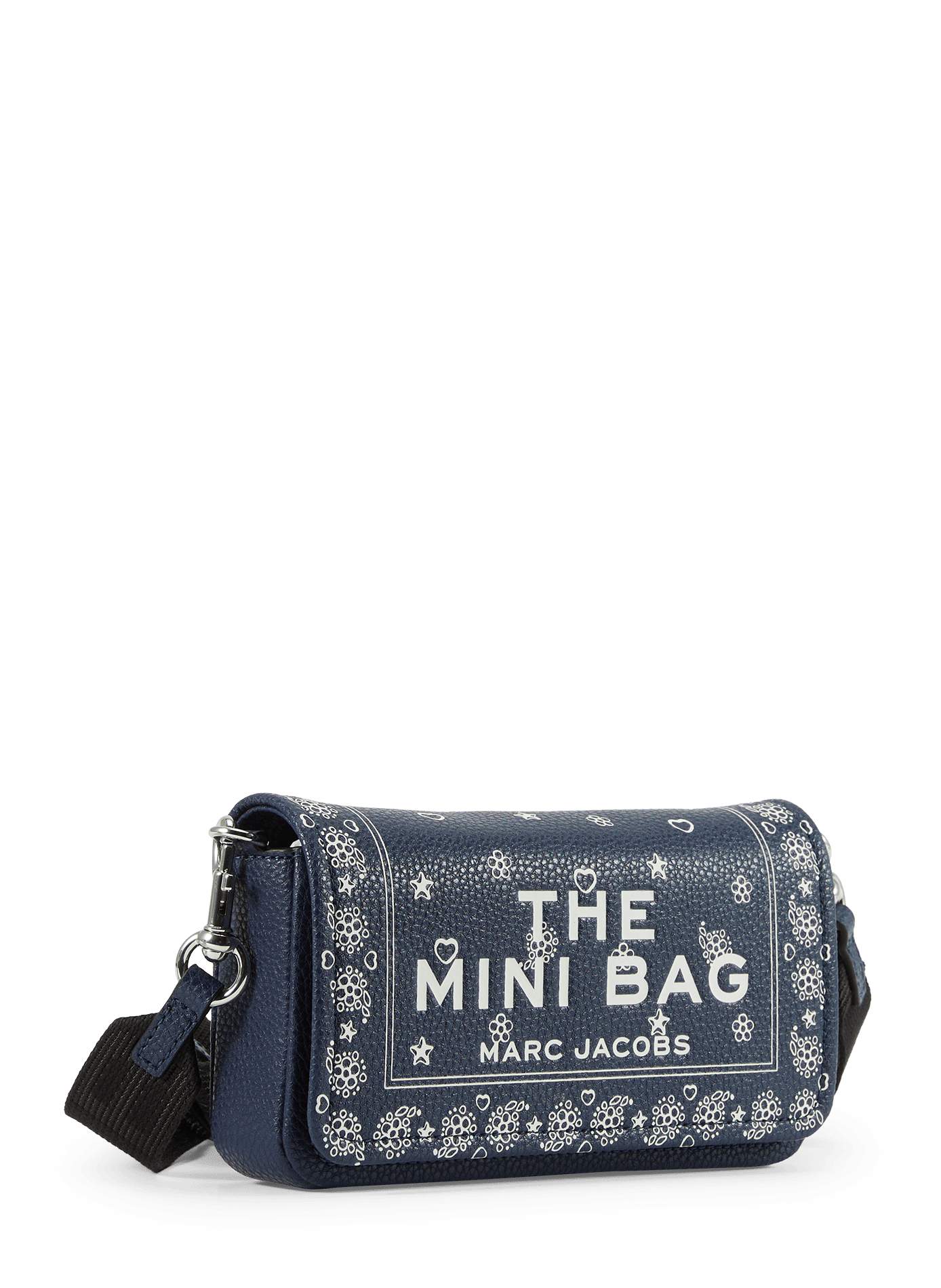 Sac à bandoulière à imprimé en cuir MARC JACOBS Blu