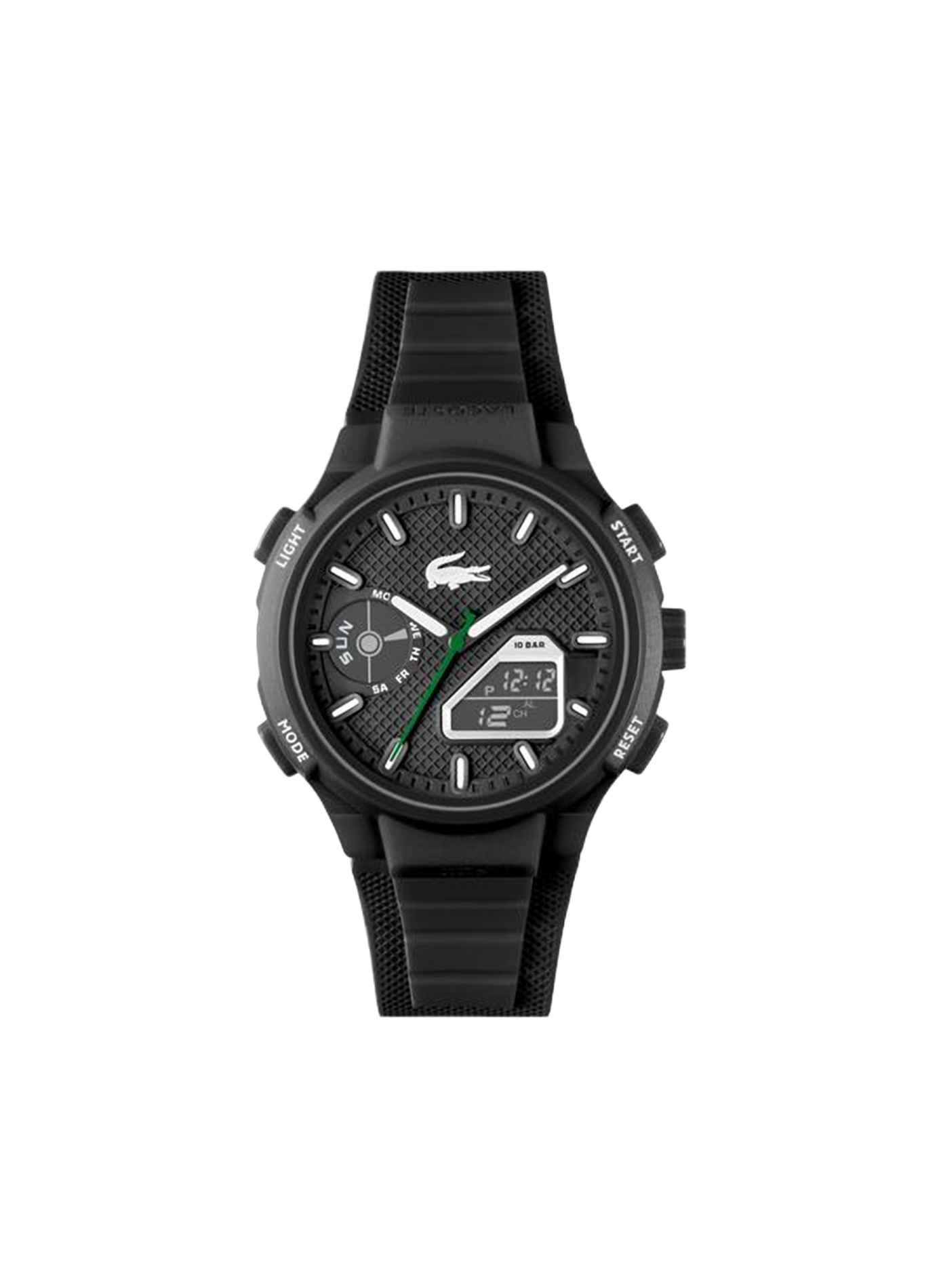 Montre quartz LC33 en silicone LACOSTE MONTRES Noir