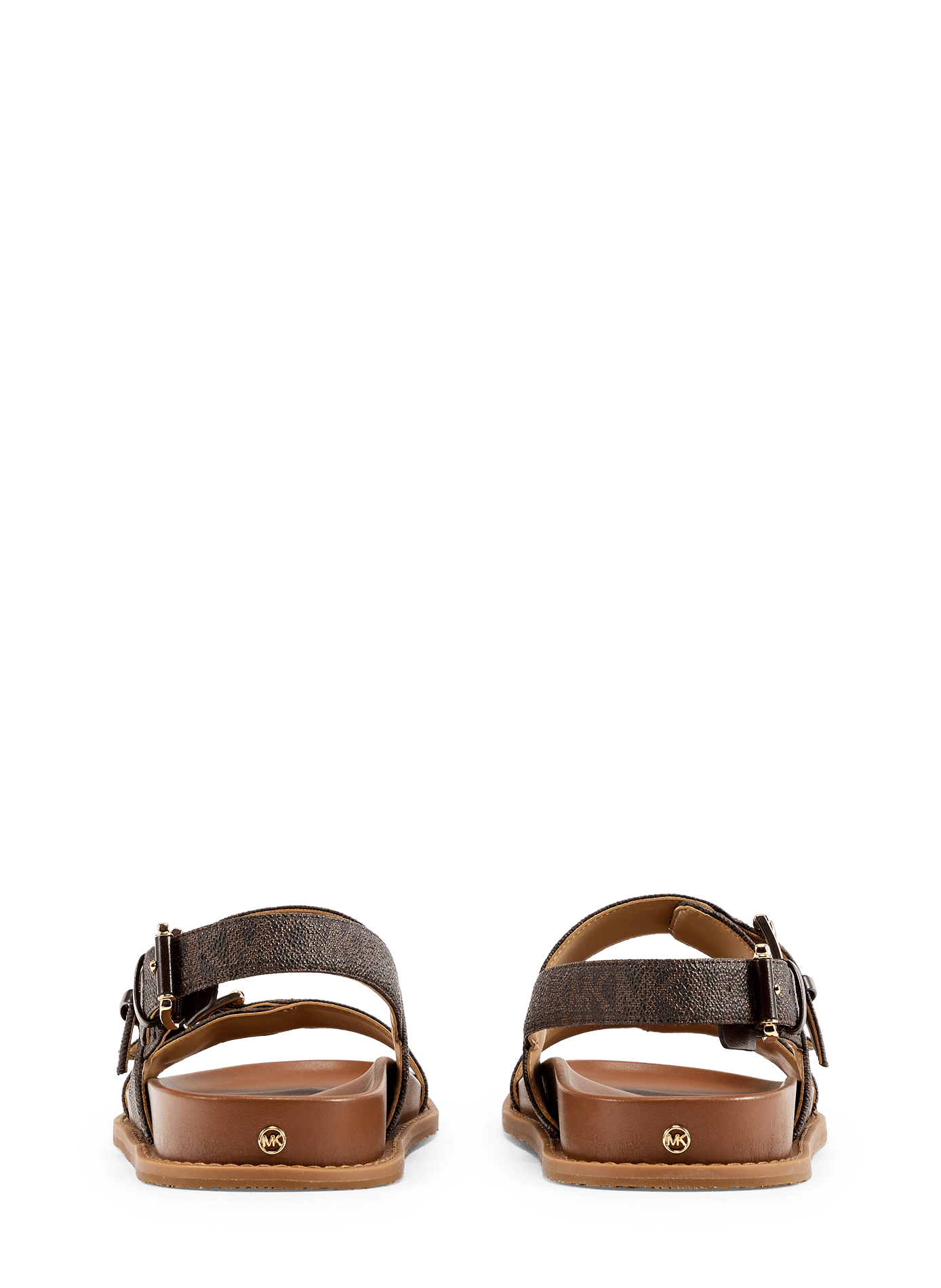 Sandales plates Nia ouverte MICHAEL KORS Marron