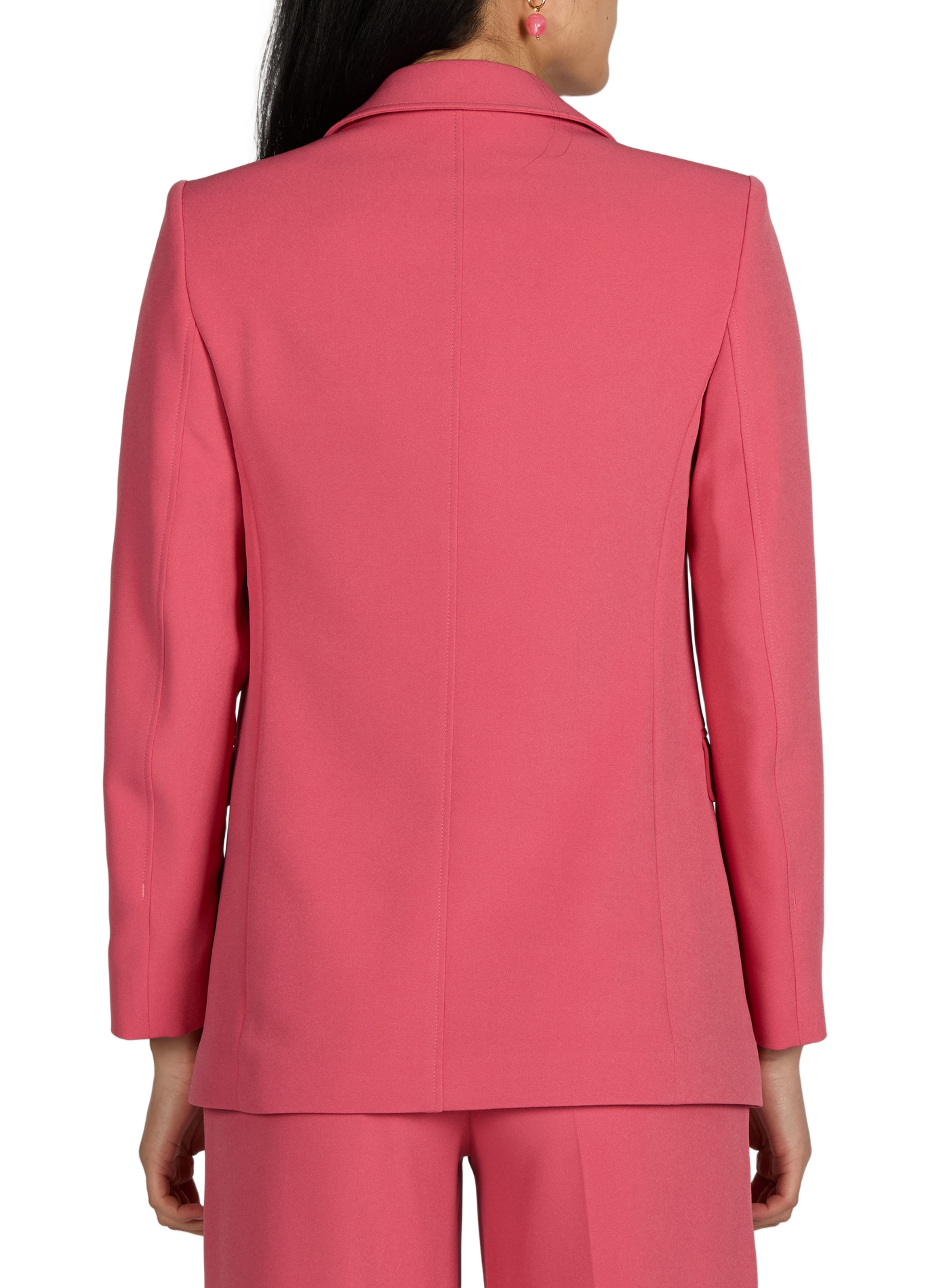 Blazer regular en crêpe stretch BOSS Rouge