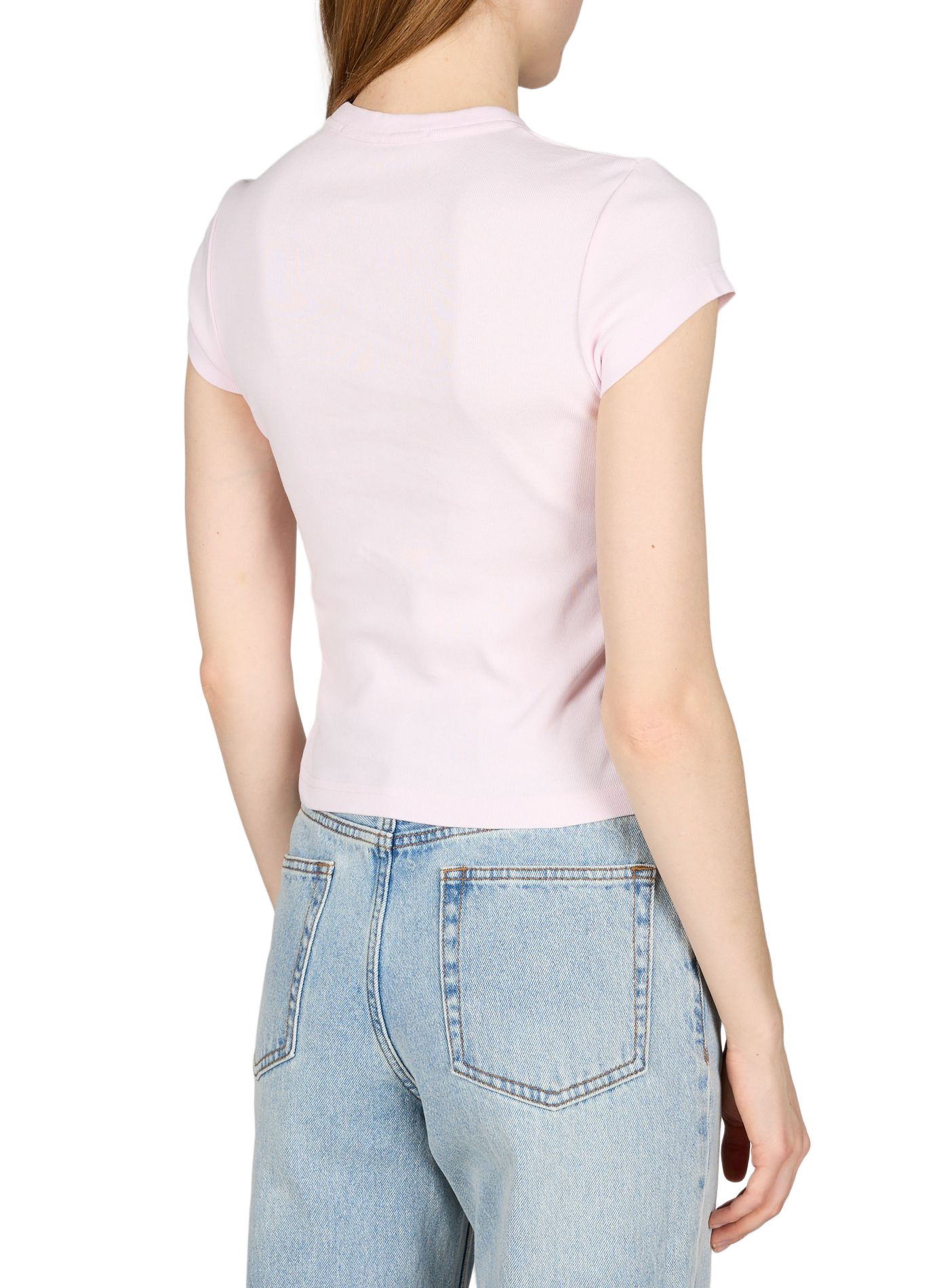 Short logo top ALEXANDER WANG Pink