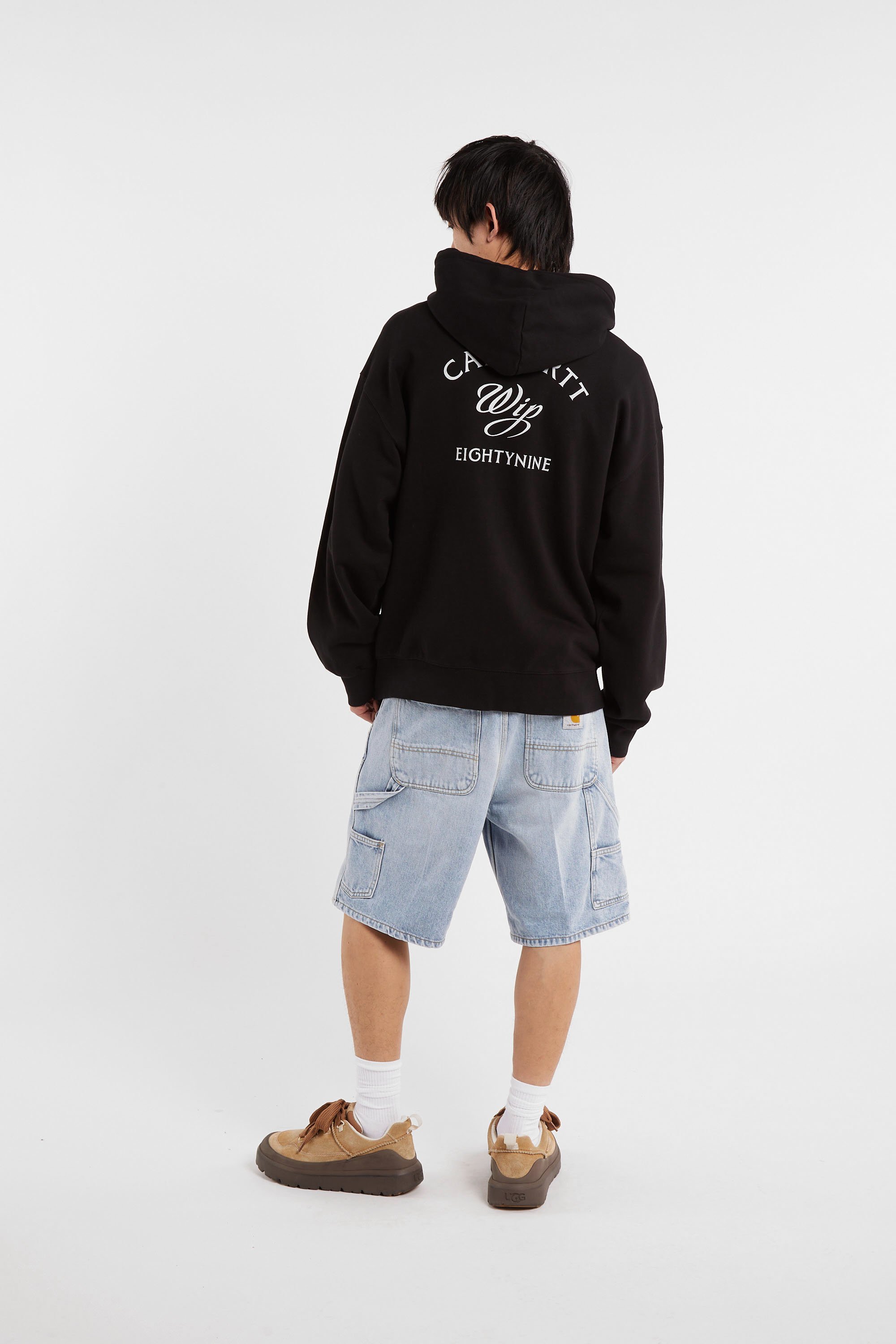 Hoodie zippé hooded eightynine sweat jacket CARHARTT WIP Noir