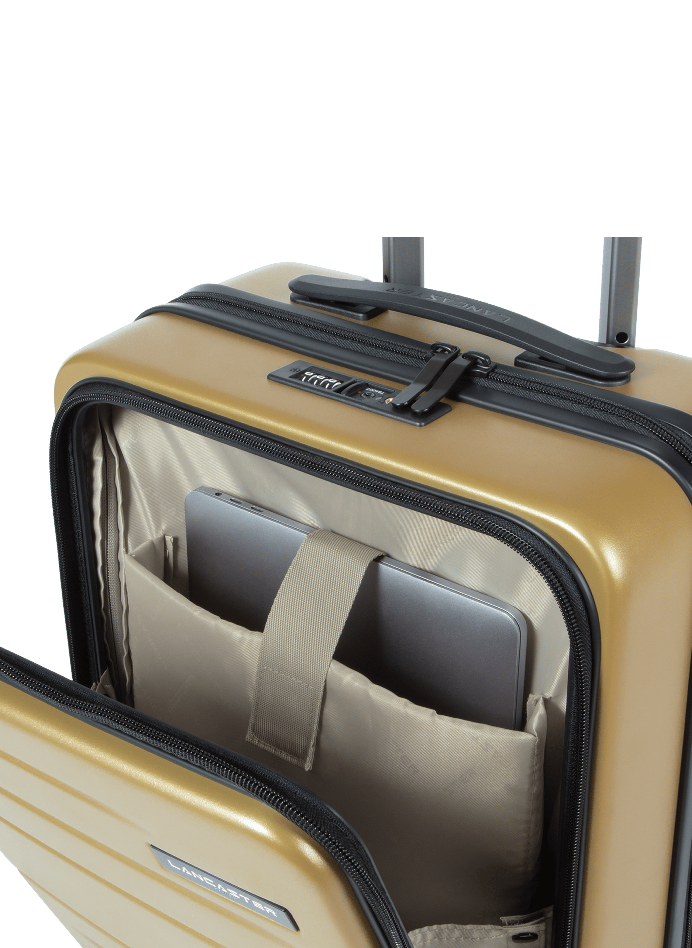 Valise cdg cabine s - bagages LANCASTER Goud