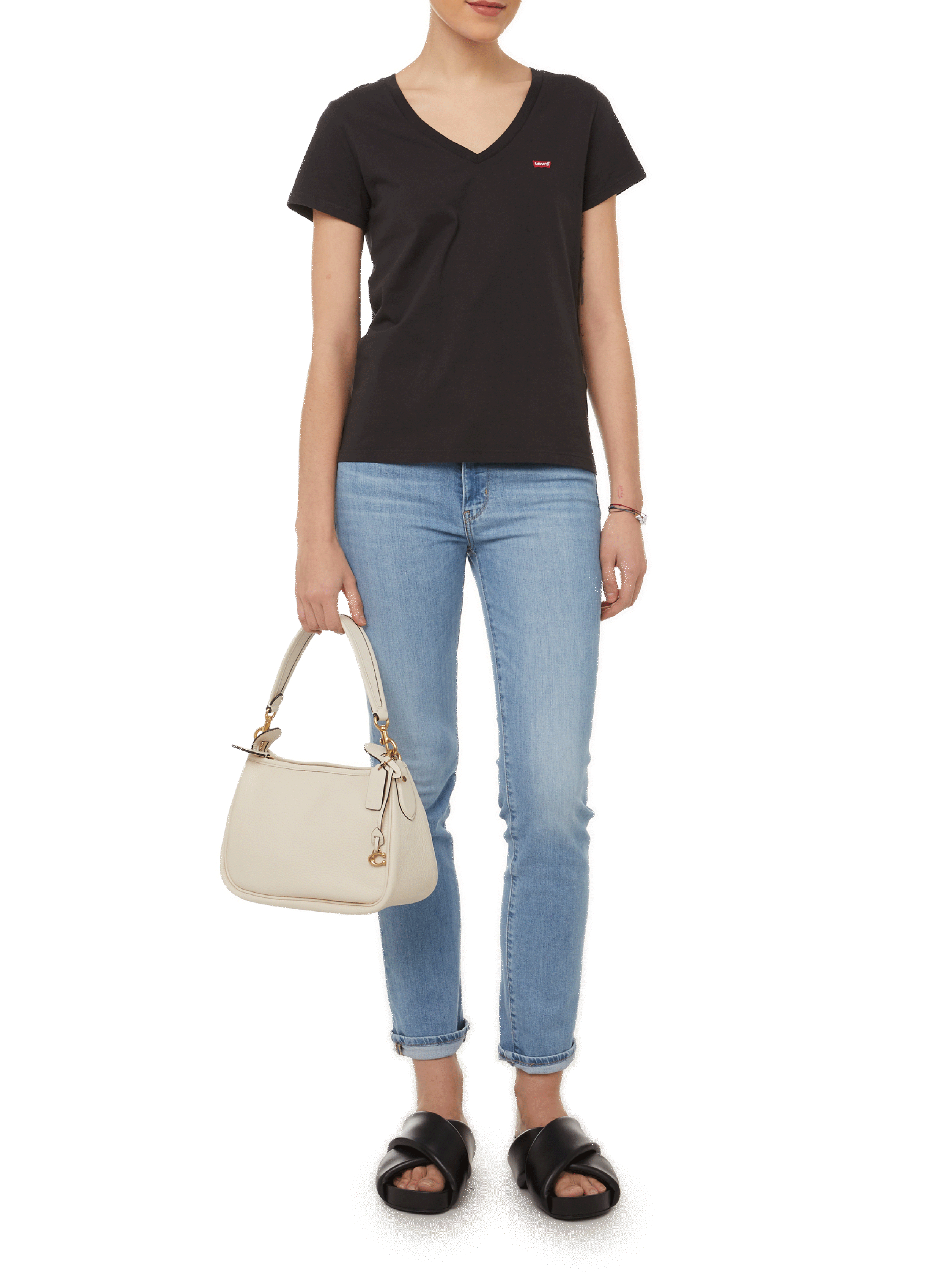 T-shirt en jersey de coton LEVI'S Noir