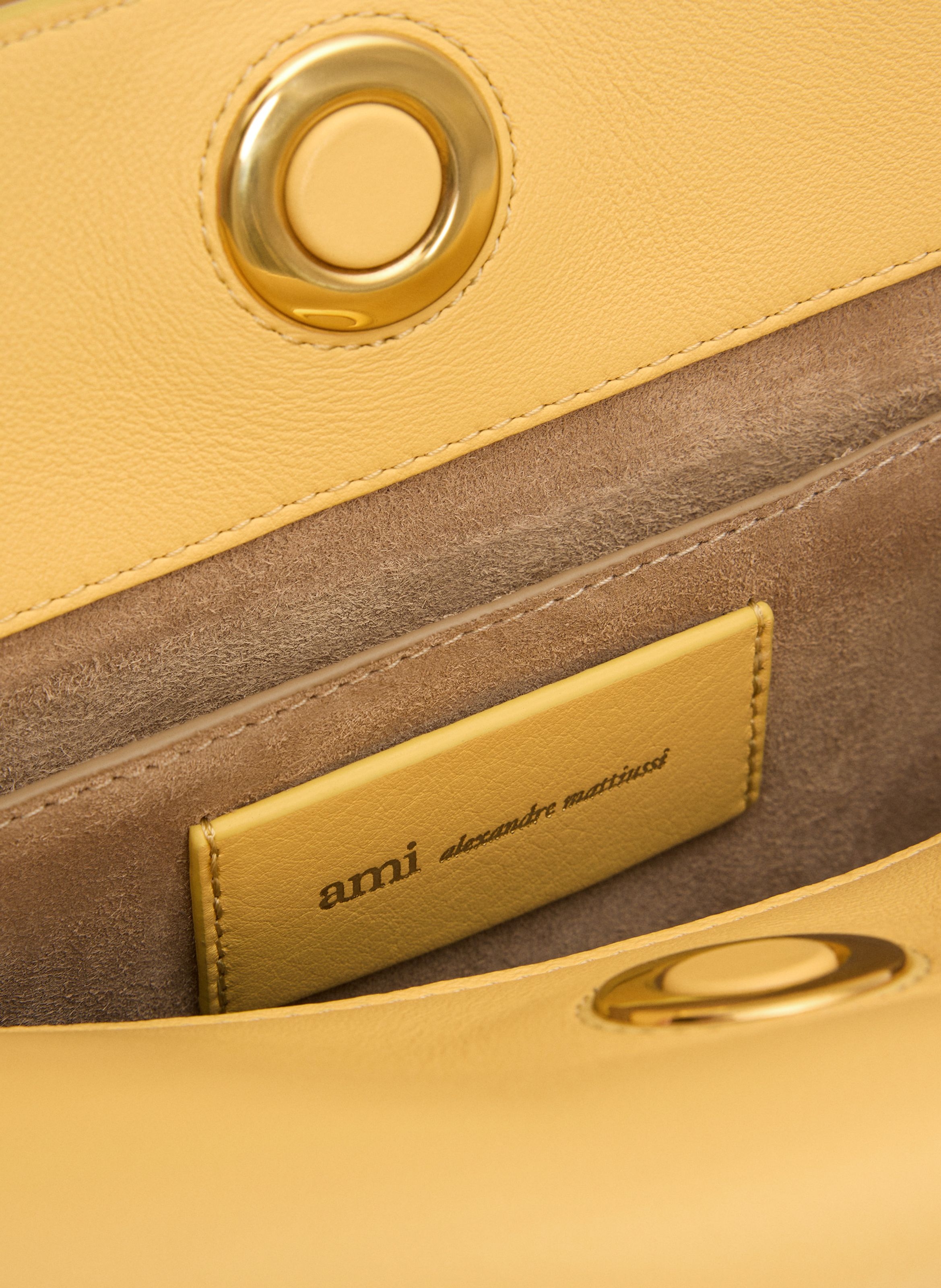 Sac carrousel unisexe AMI PARIS Jaune