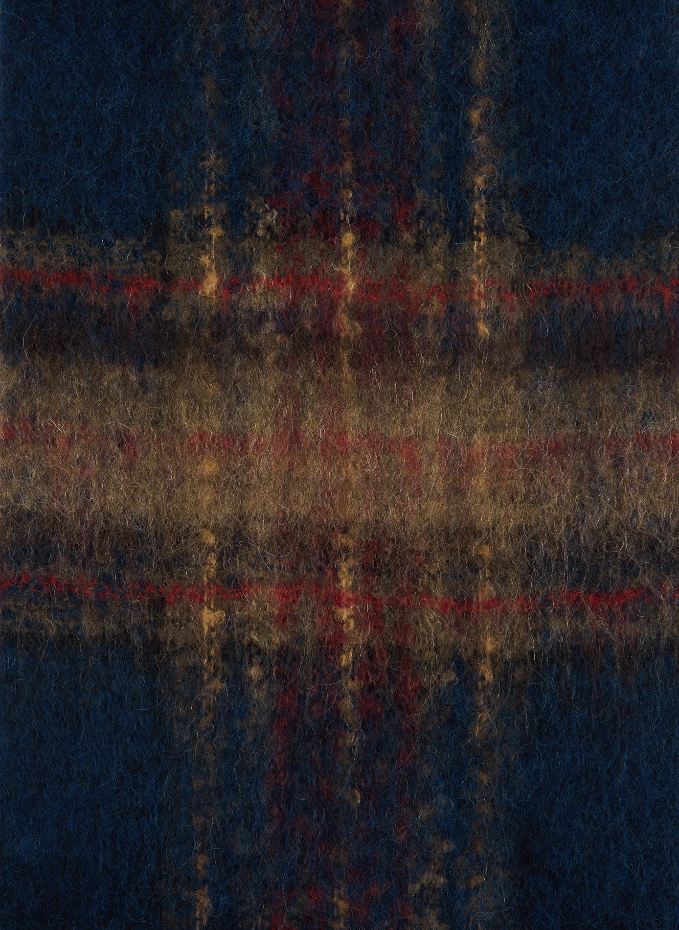 Checkered scarf with fringed edges SAISON 1865 Multicolour