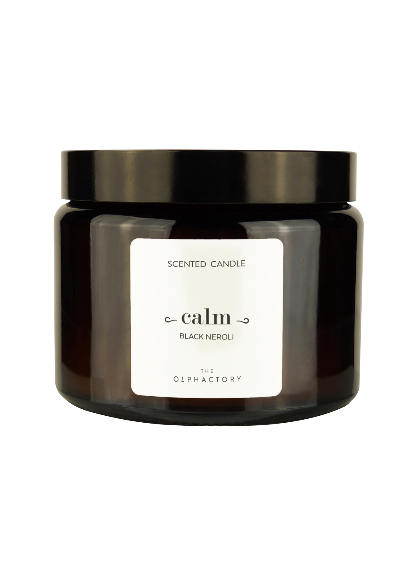 Bougie parfumée Black Neroli 360g OLPHACTORY Marron