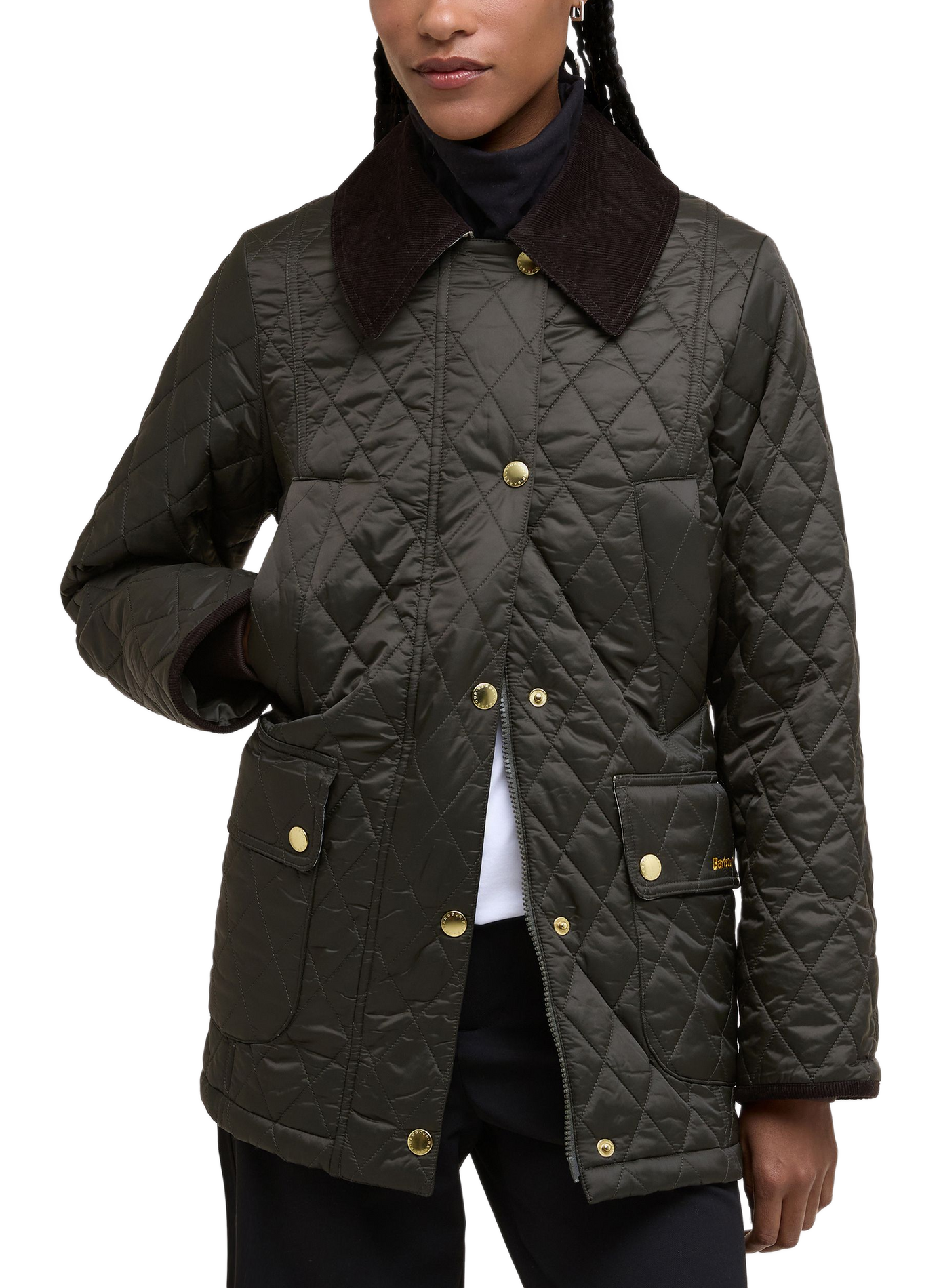 Beadnell Quilted Puffer Jacket BARBOUR Khaki