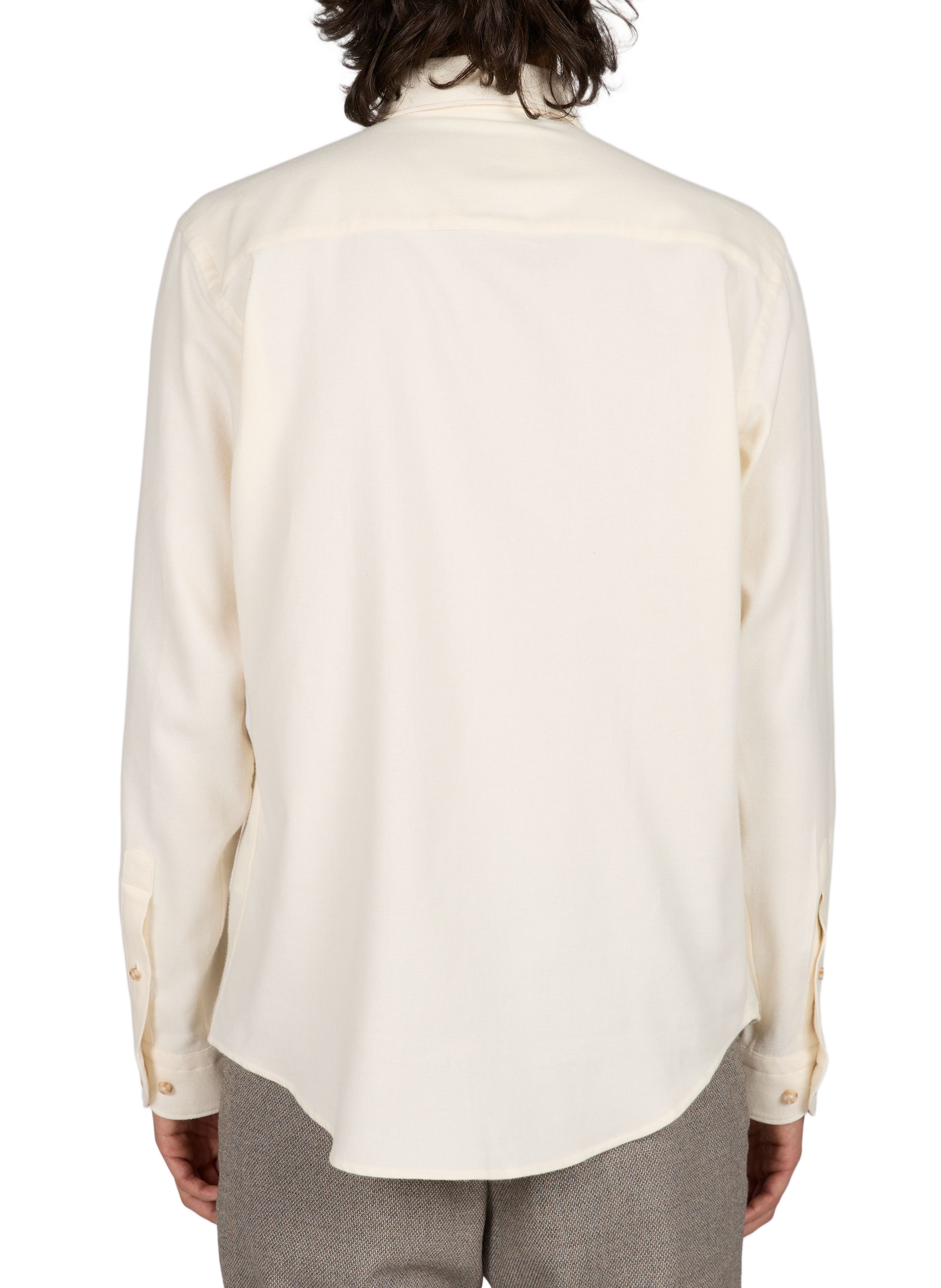 Chemise droite en coton ETON Blanc