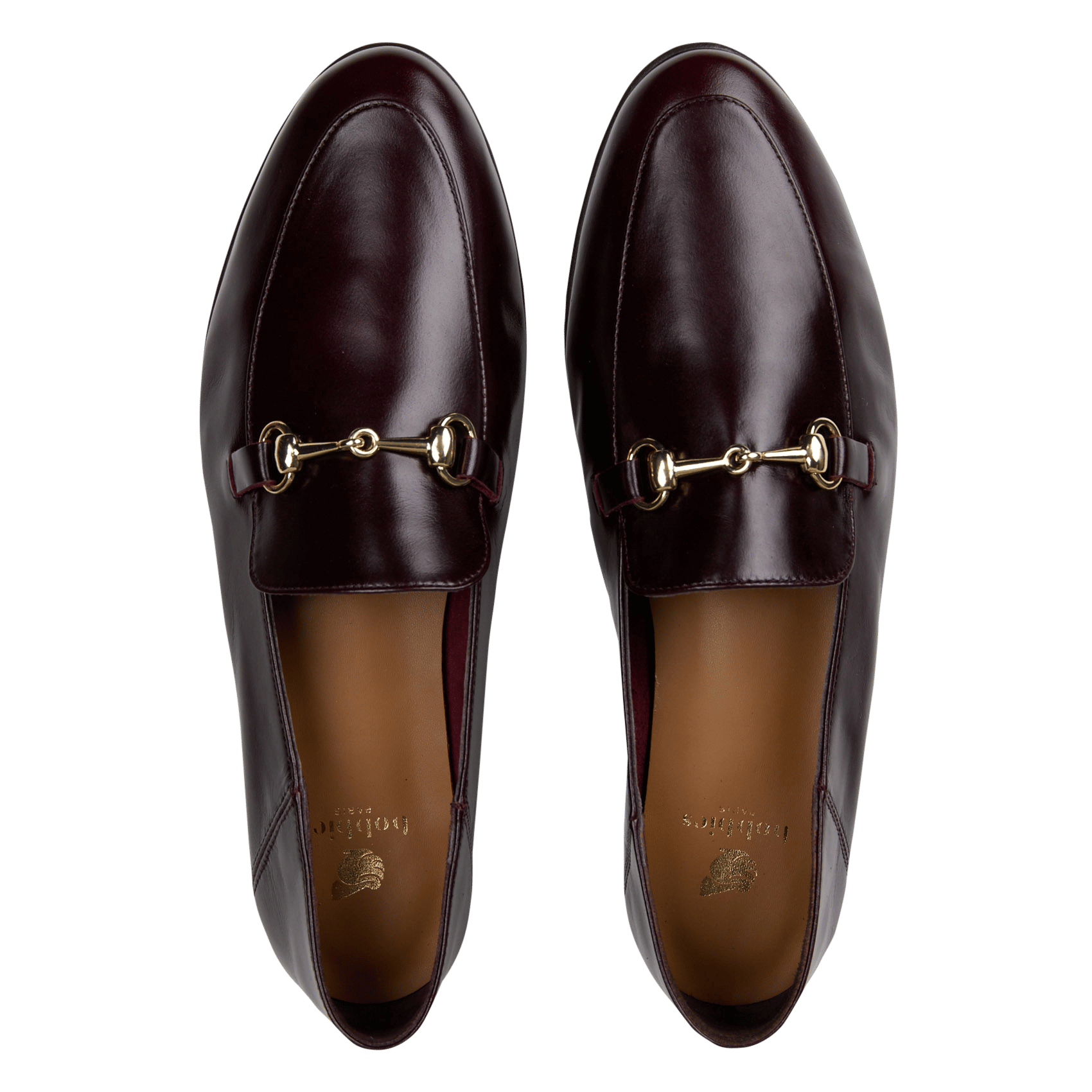 Mocassins à mors en cuir jill BOBBIES Paars