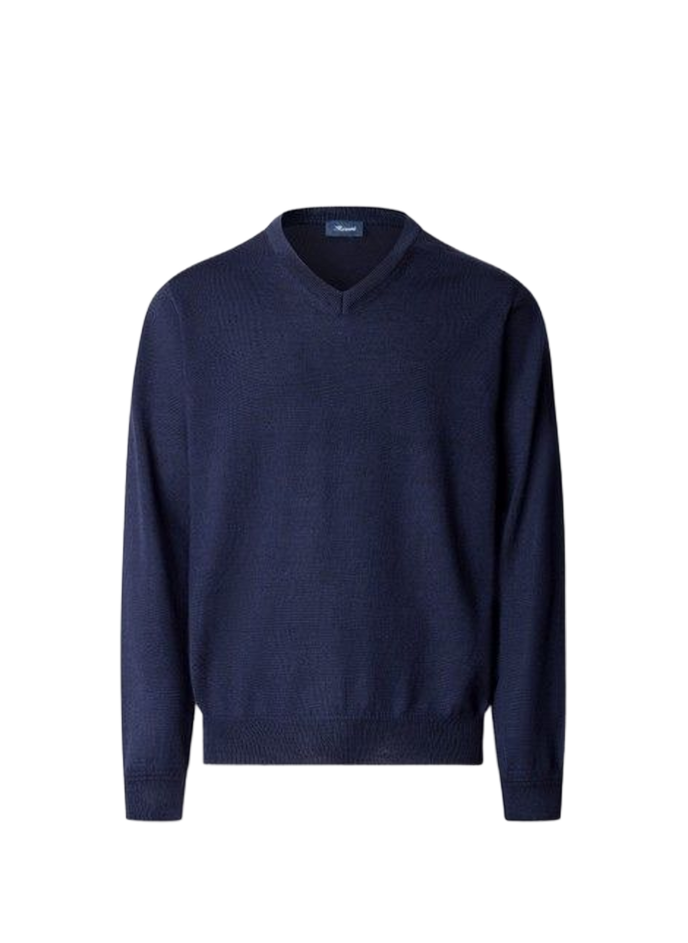 Maglione collo a V in lana FACONNABLE Blu