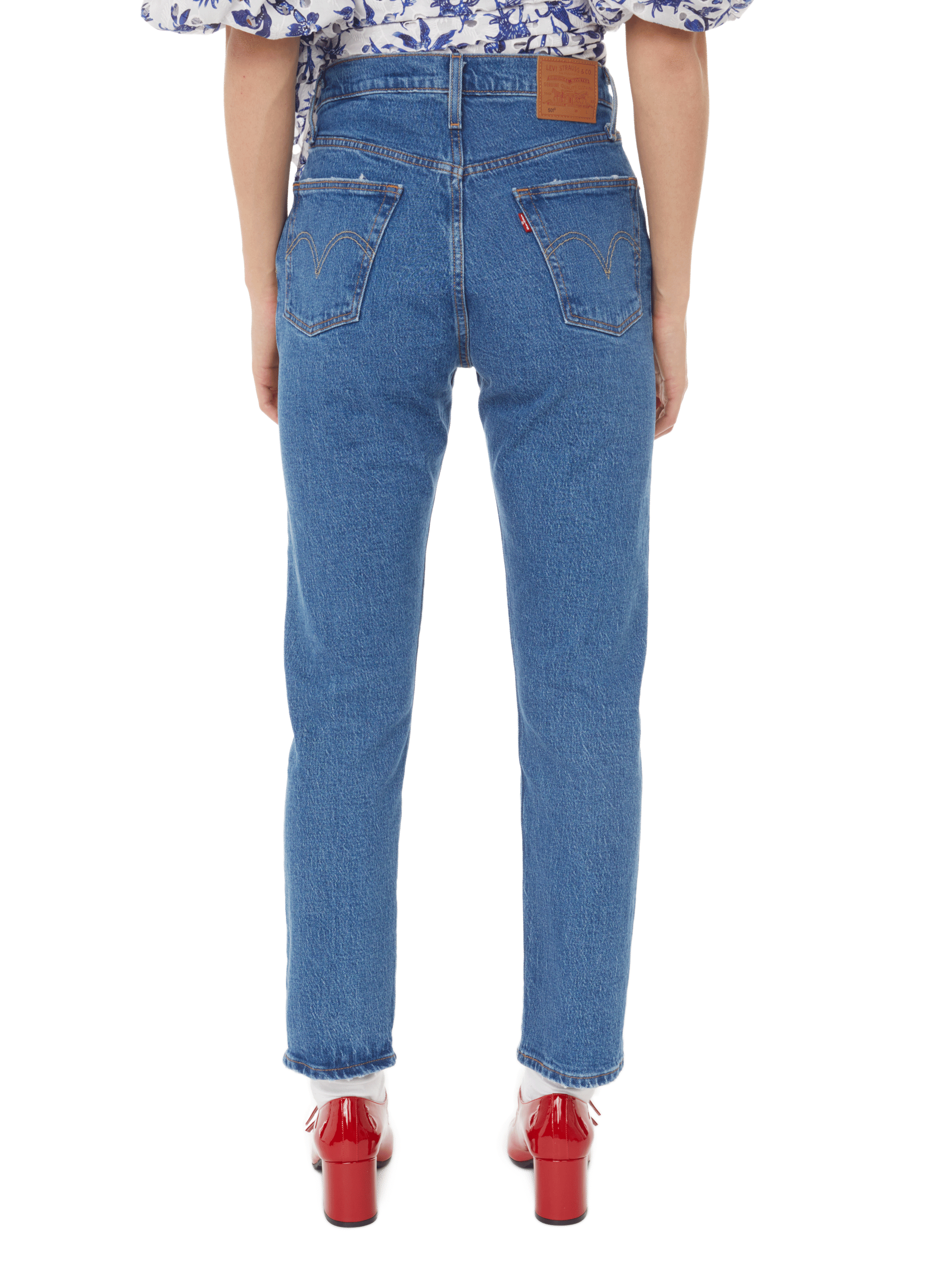 501 cropped jeans LEVI'S Blue