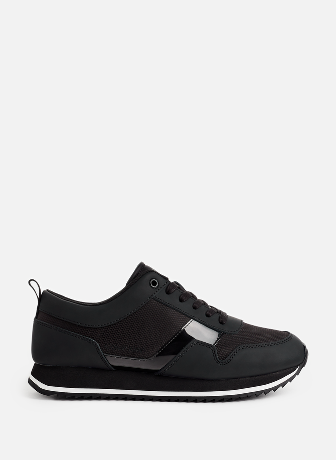 Mixed leather sneakers CALVIN KLEIN