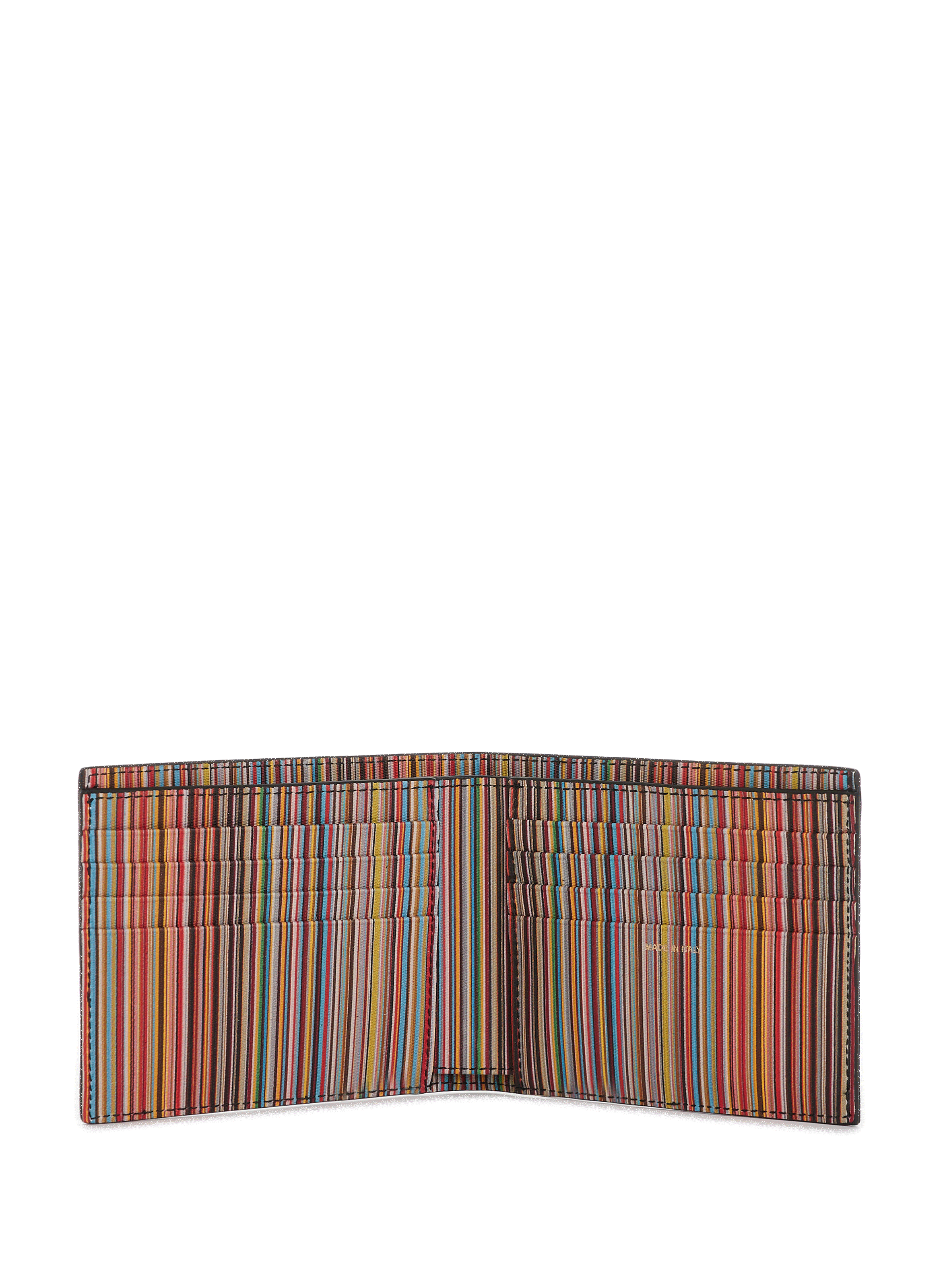 Portefeuille Artist Stripes en cuir