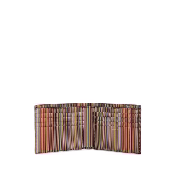 Portefeuille Artist Stripes en cuir