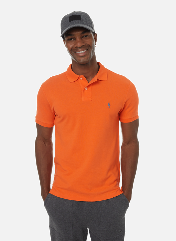POLO RALPH LAUREN Cotton polo shirt Orange