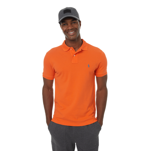 Polo Ralph Lauren Cotton Polo Shirt In Orange