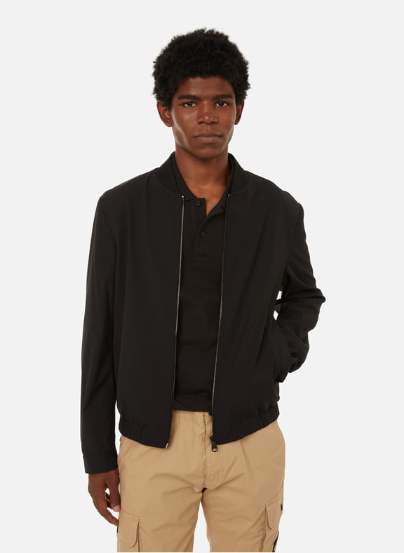 Calvin klein men's on sale wool bomber jacket