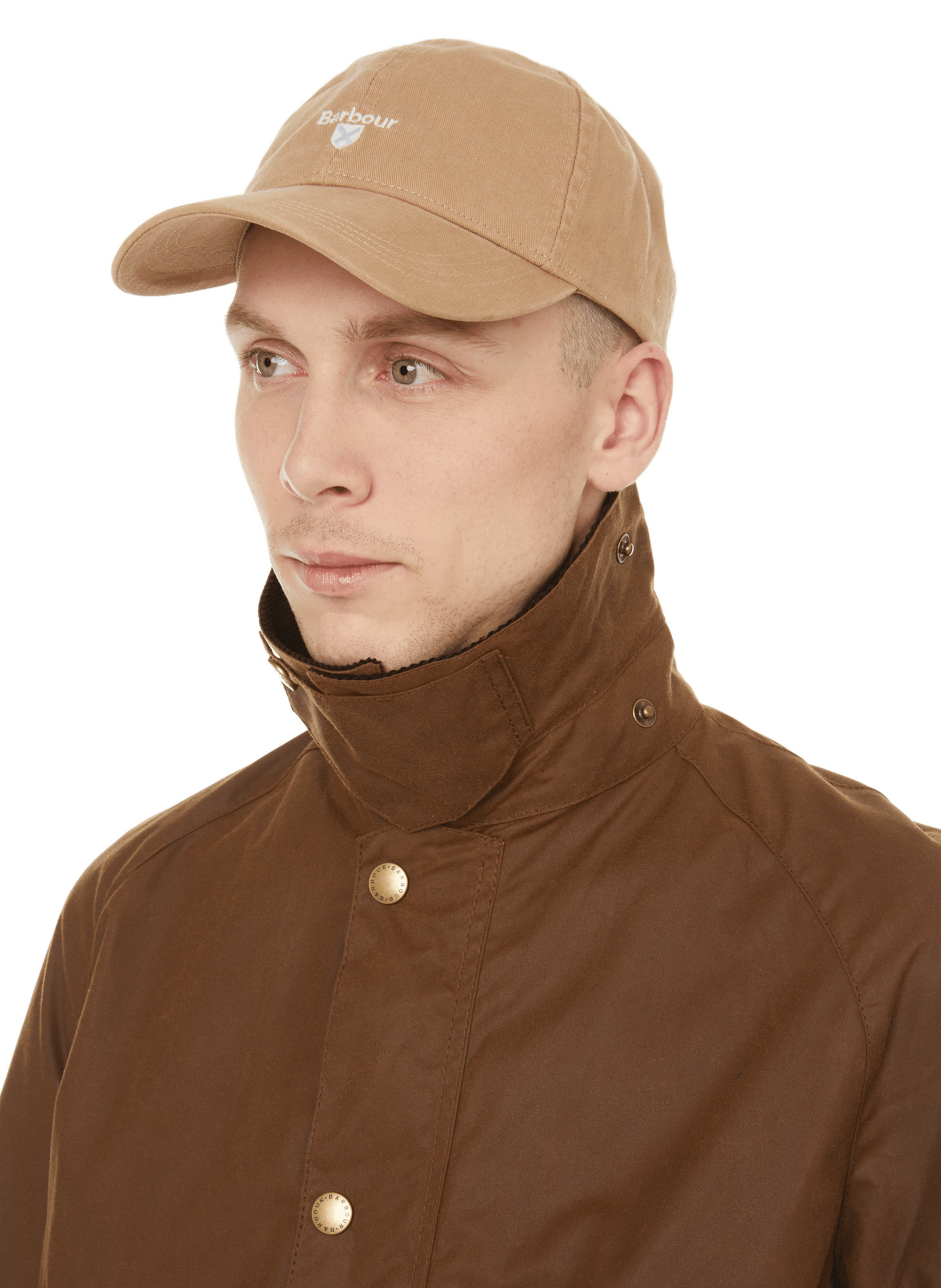 Casquette en coton  BARBOUR Beige