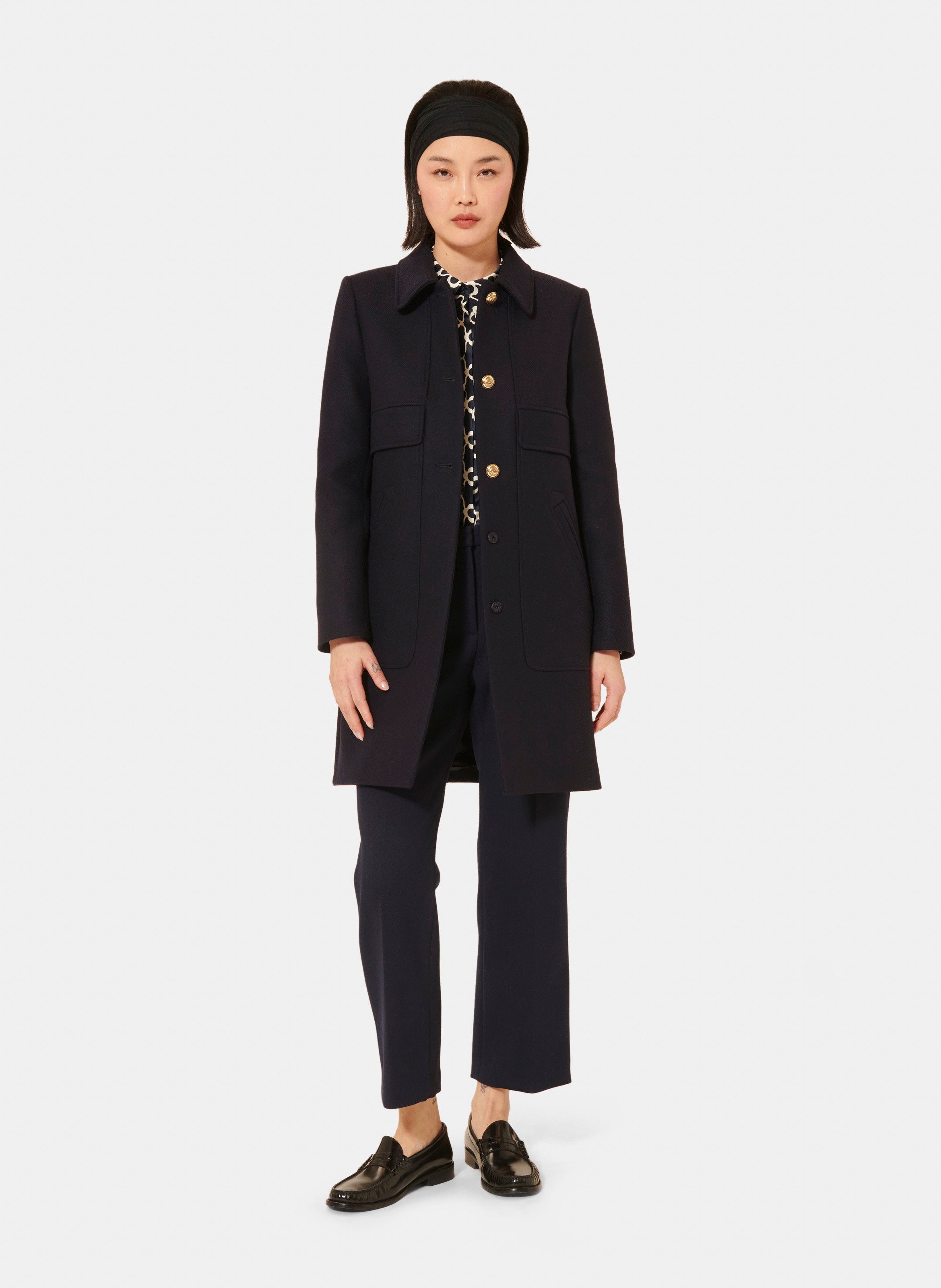 Manteau marley TARA JARMON Bleu