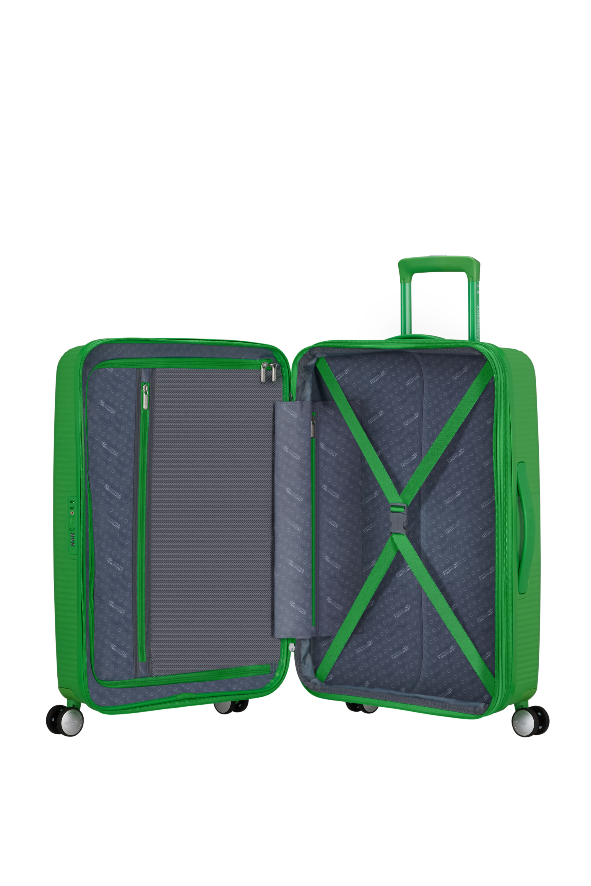 Soundbox valise 4 roues taille m AMERICAN TOURISTER Vert