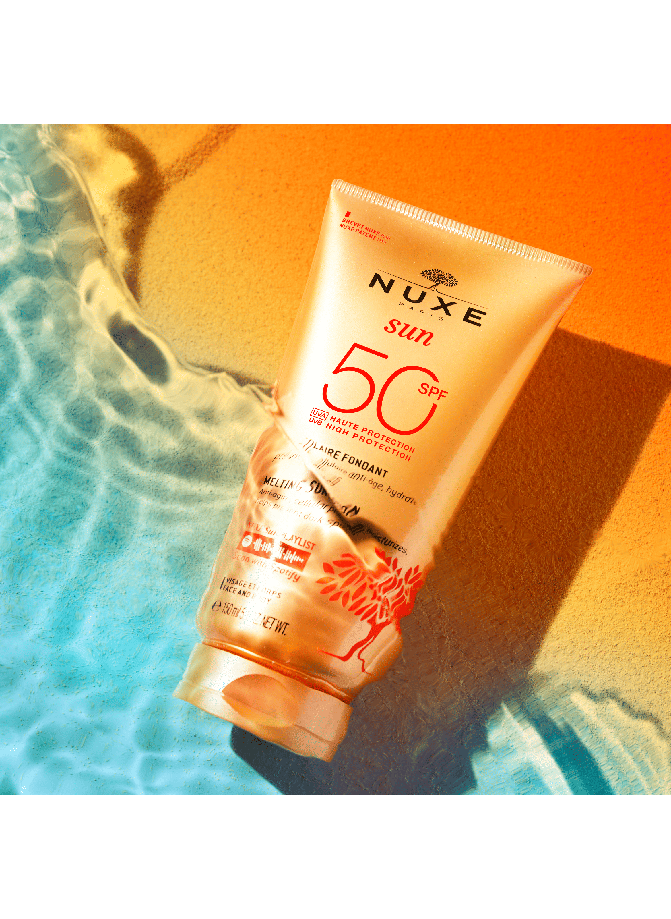 Melting Sun Lotion High Protection SPF 50 for face and body NUXE No color