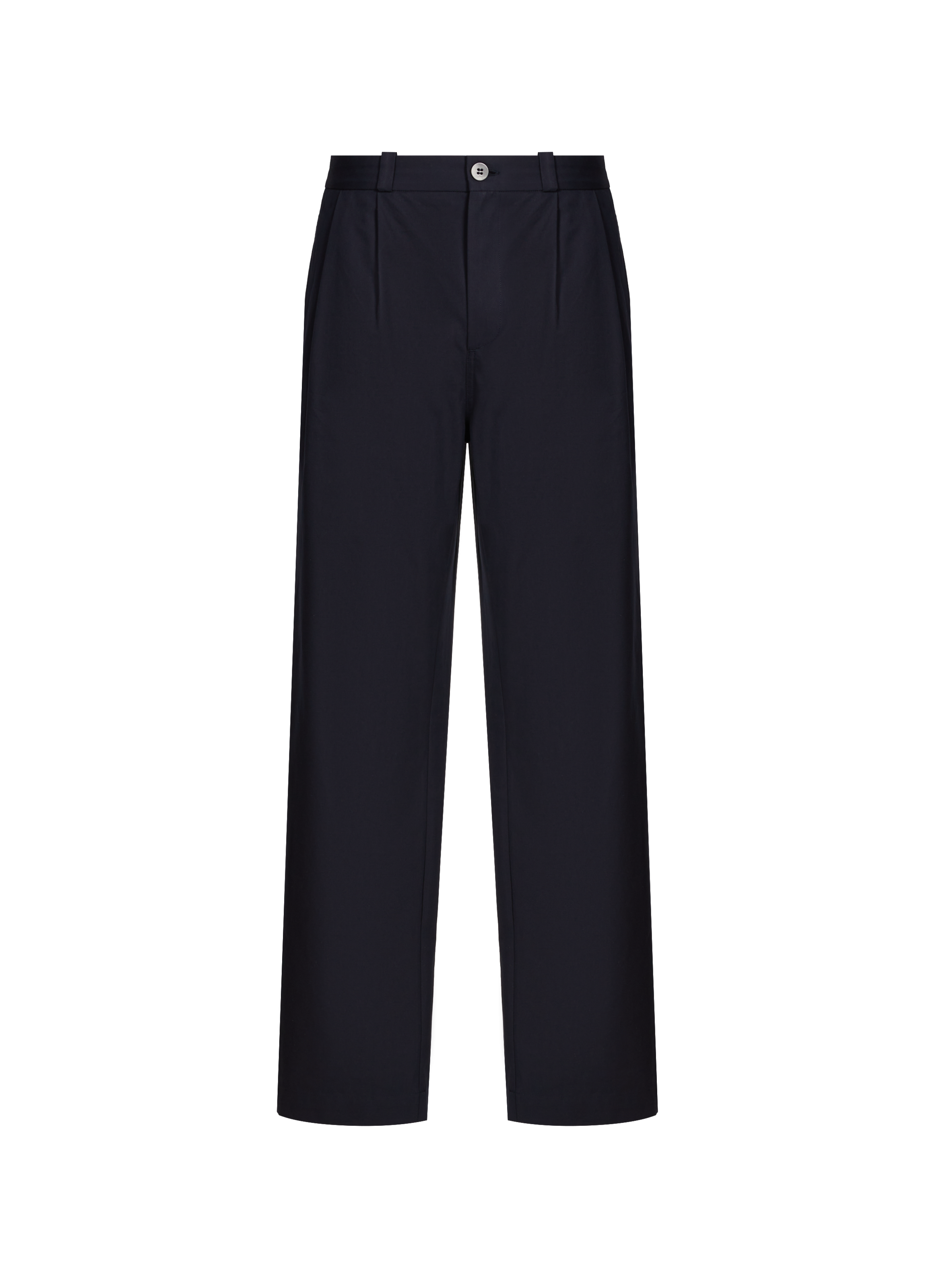 Pantalon Fino coupe large en coton SAISON 1865 Bleu