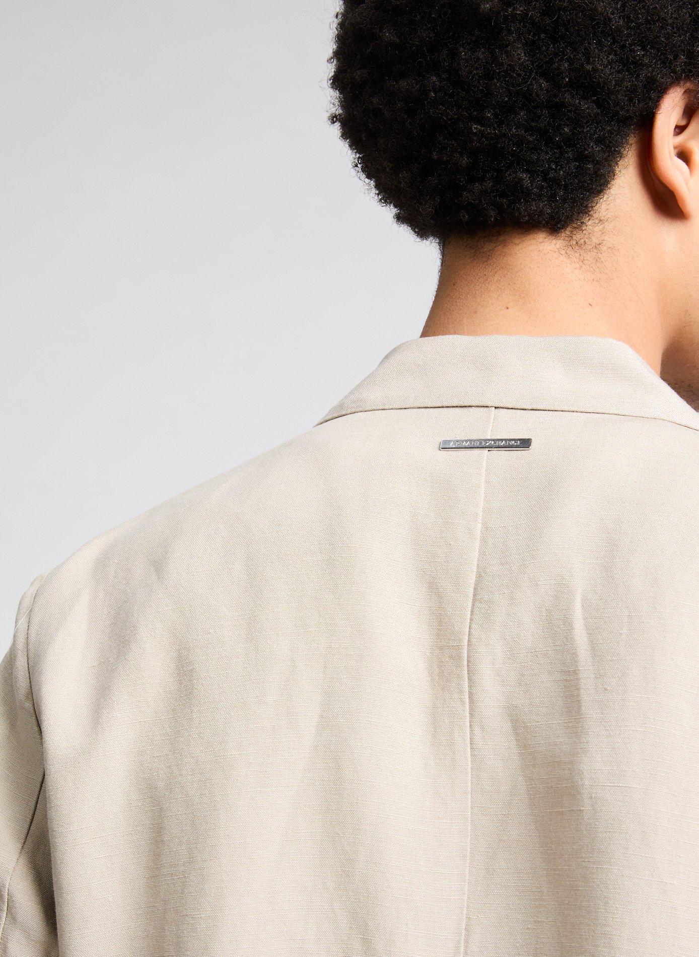 Blazer en lin ARMANI EXCHANGE Beige